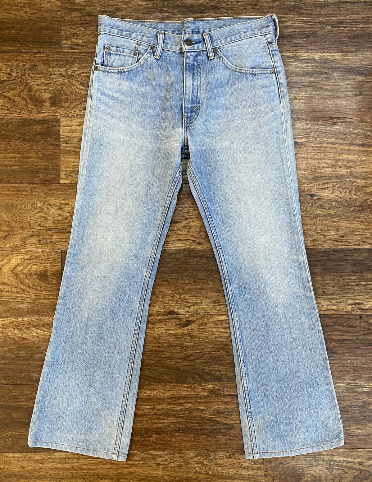 image of Levis x Levis Vintage Clothing Size 33 Vintage Levi's 517 Flare Jeans in Blue, Men's