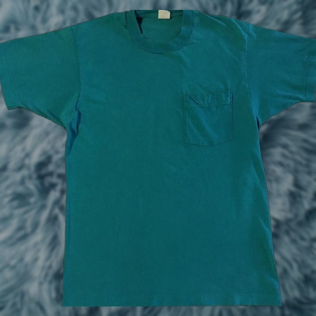 Vintage VINTAGE Shirt Green USA Biker Punk Skate Surf Track PE 80s 90s Grunge Distress S M Size US S / EU 44-46 / 1 - 1 Thumbnail