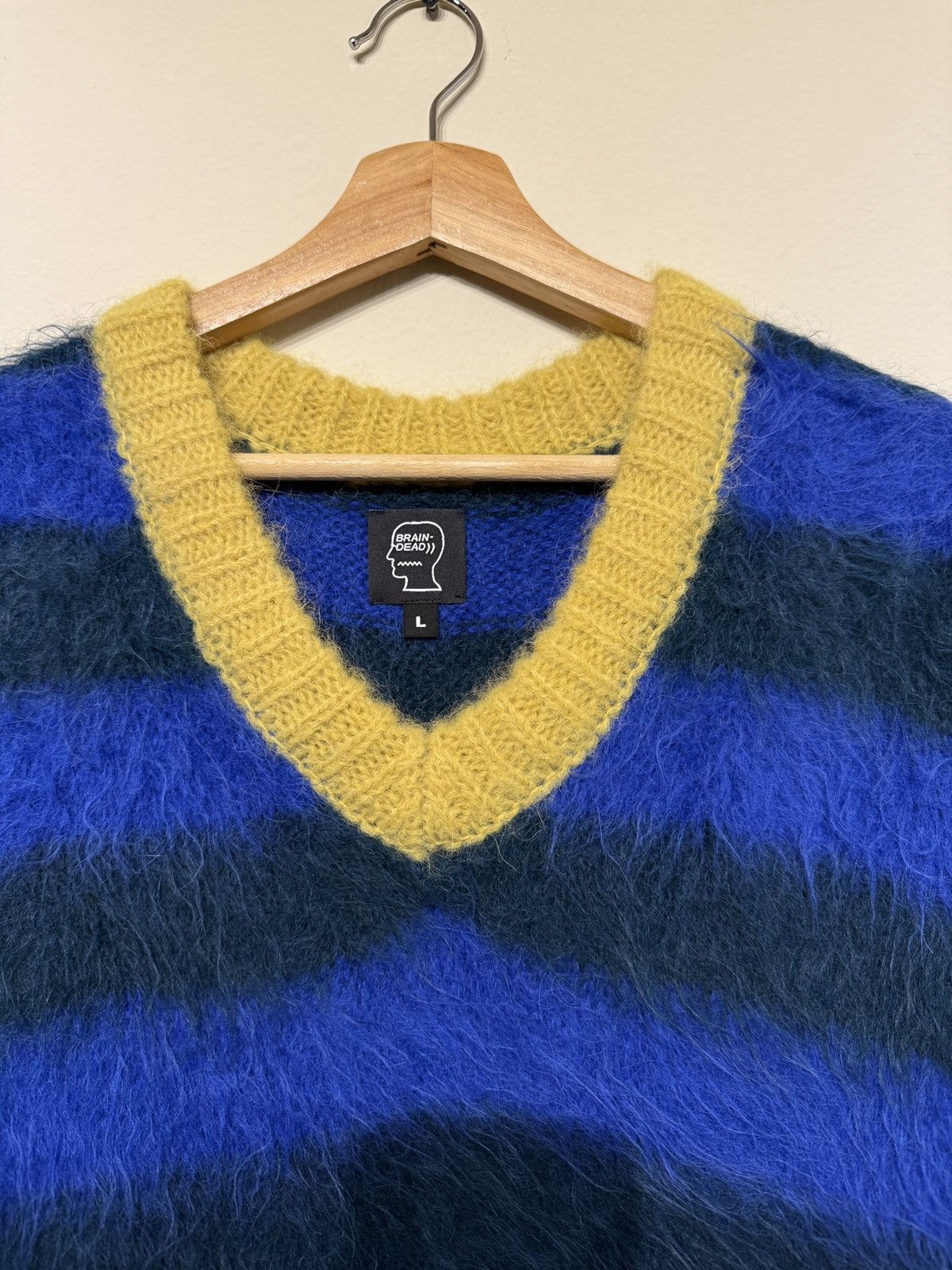 Brain Dead Brain Dead Alpaca Sweater Knit Vest Size US L / EU 52-54 / 3 - 2 Thumbnail
