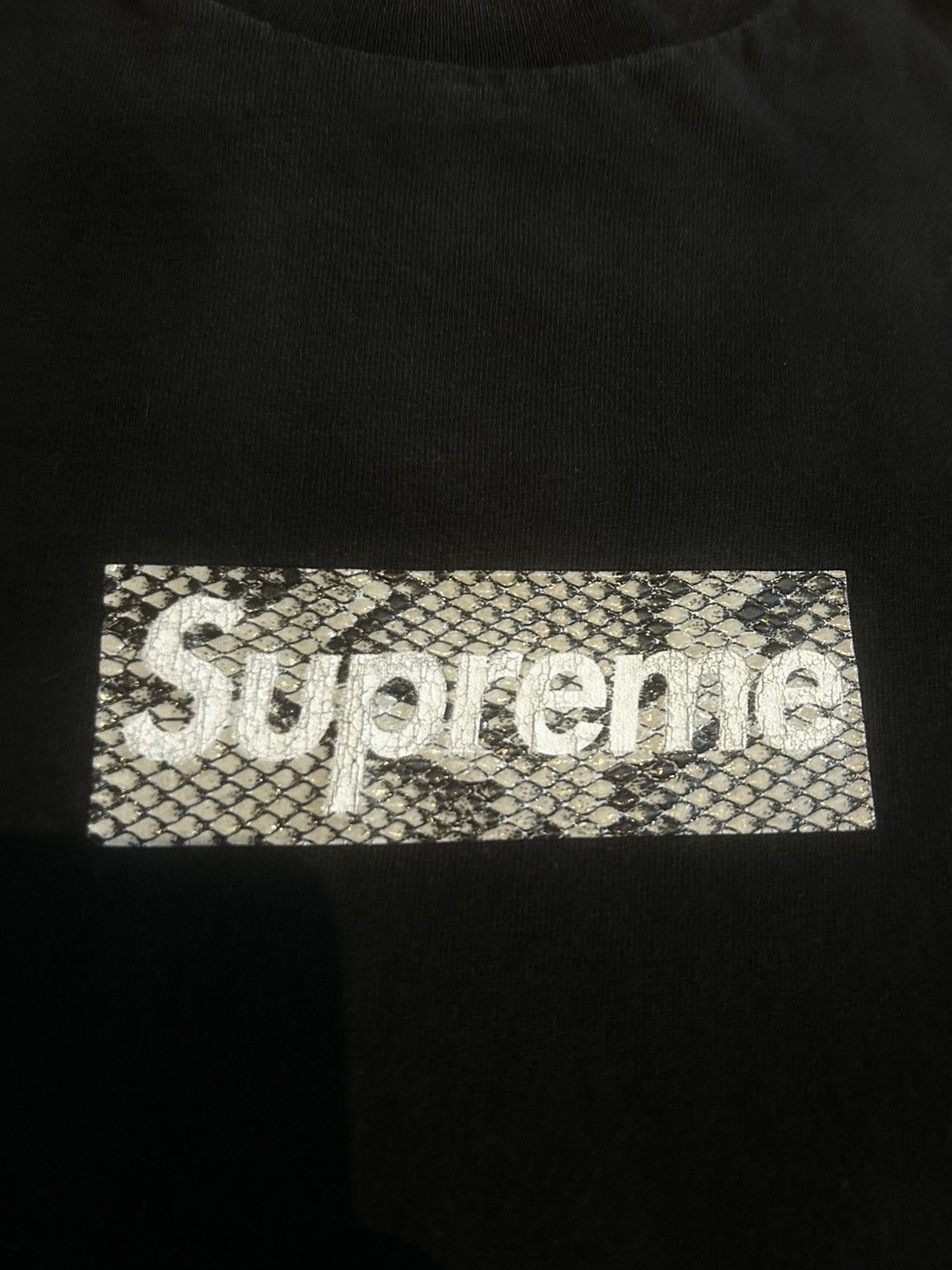 Supreme Supreme Harajuku Snakeskin Box Logo | Grailed