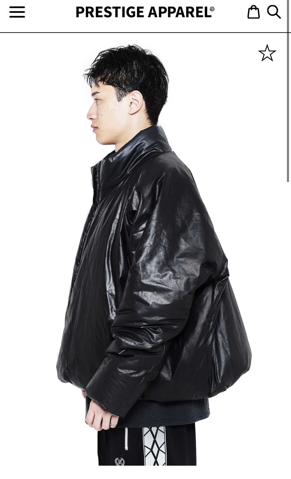 Japanese Brand Prestige Apparel Coated Puffer Jacket (Yeezy Gap Style) Size US M / EU 48-50 / 2 - 3 Thumbnail