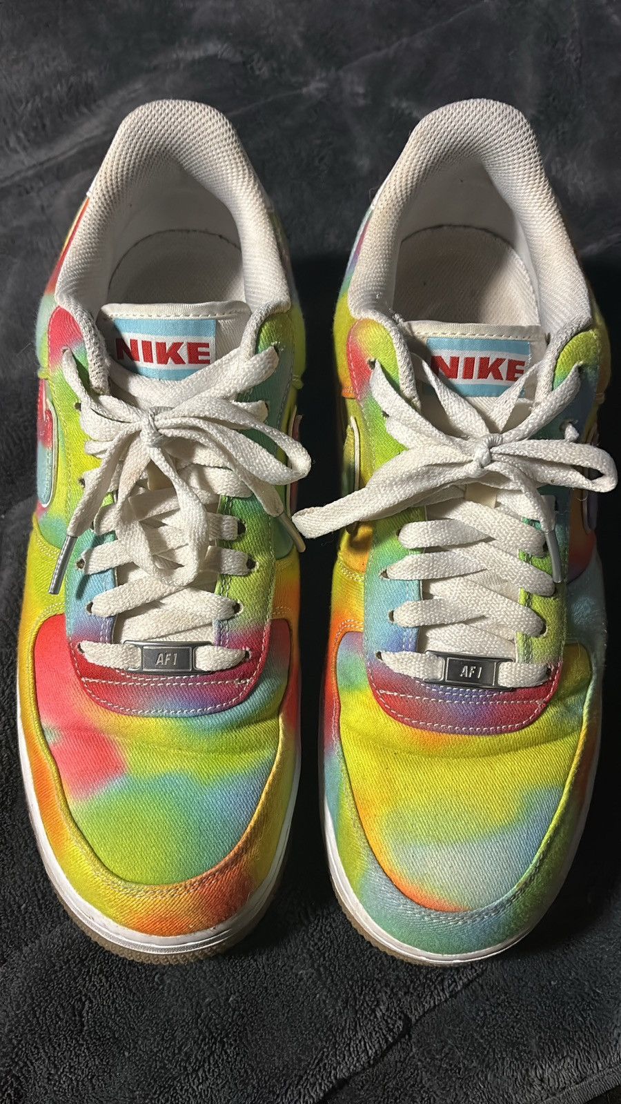 Nike Nike Af-1 Tie Dye Chicago Size US 10.5 / EU 43-44 - 3 Thumbnail