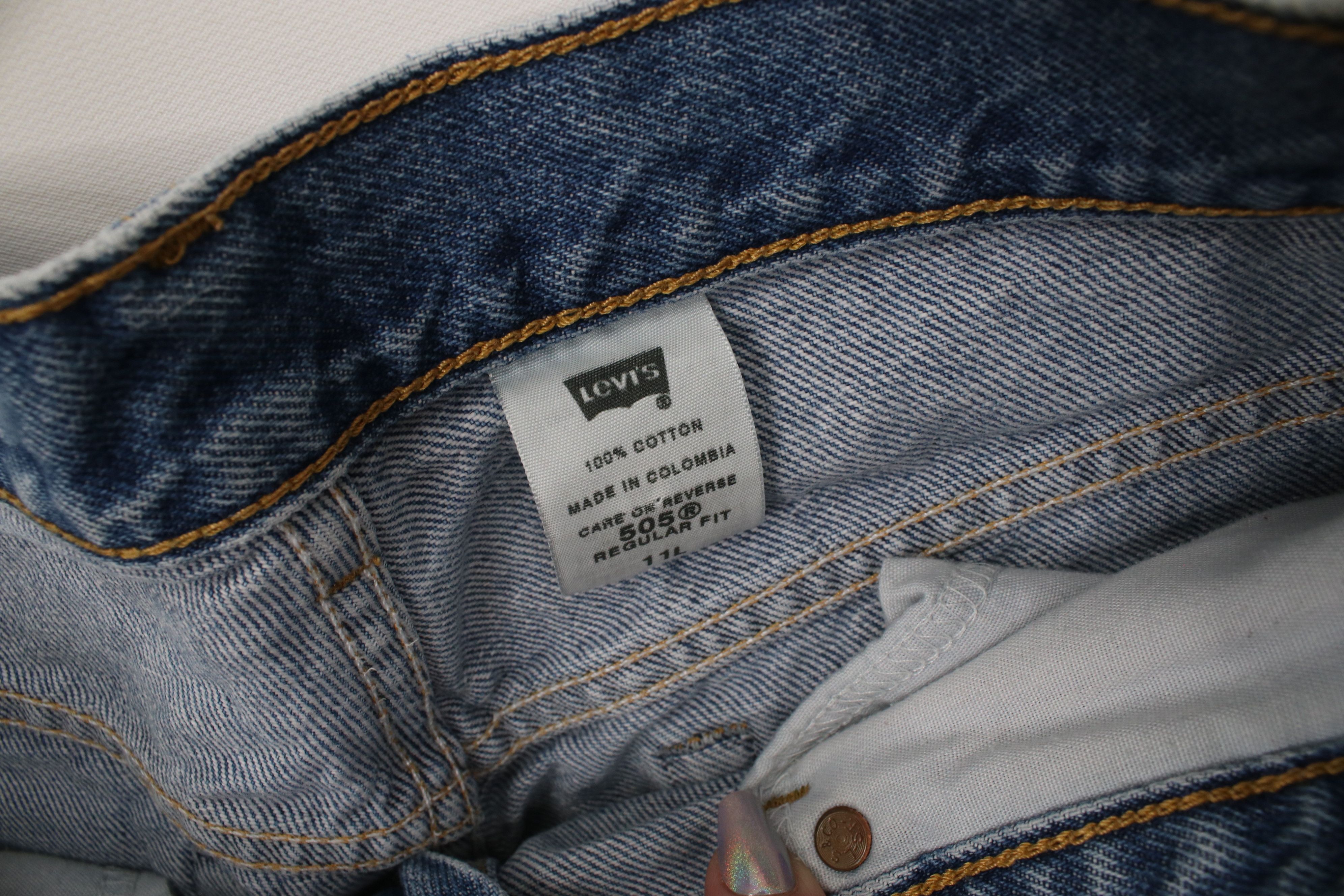 Levi's Vintage Y2K Levis 505 Off Regular Straight Leg Jeans Blue Size 32" / US 10 / IT 46 - 8 Thumbnail