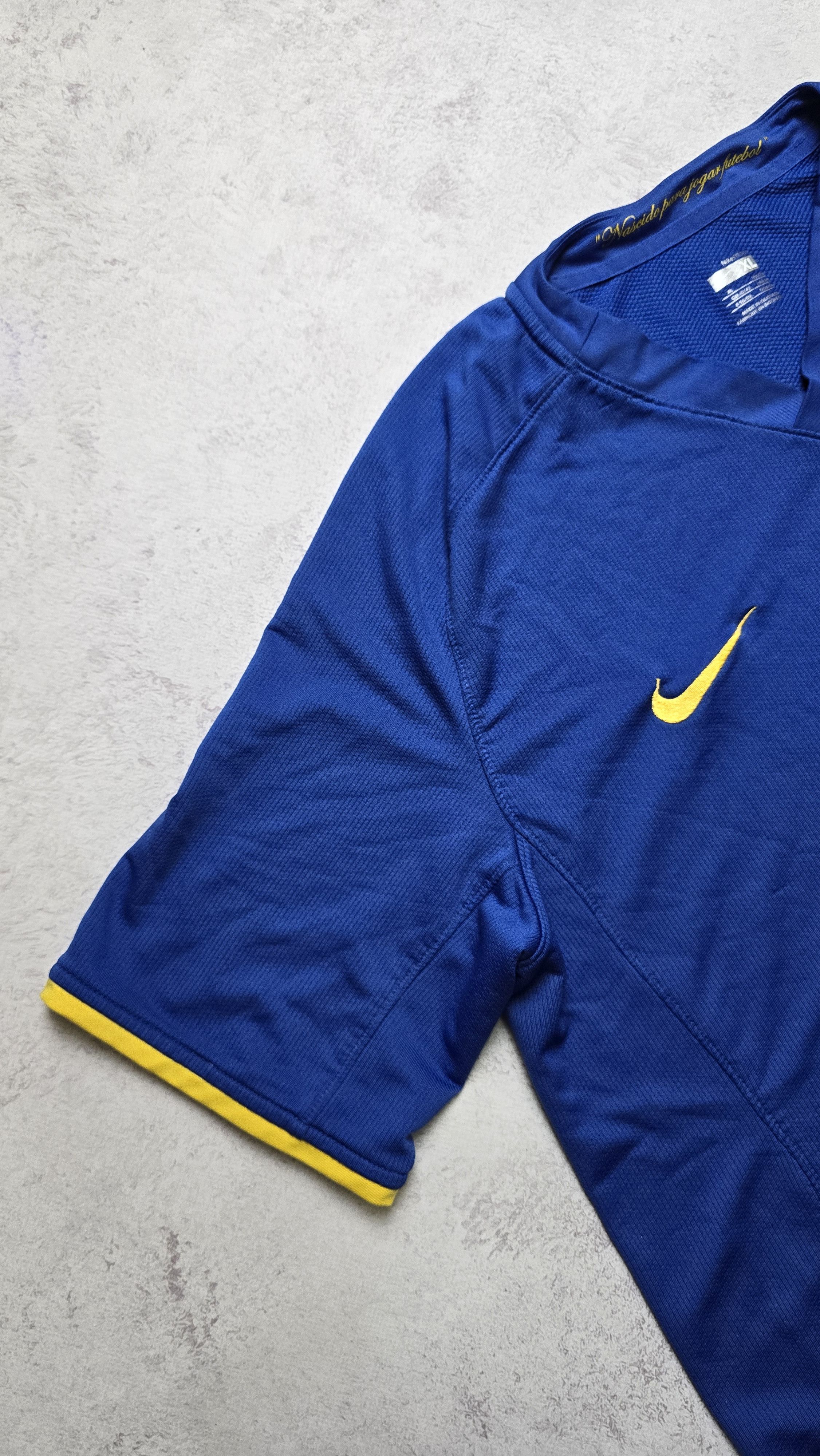 Nike VTG NIKE BRAZIL 2008 2009 AWAY FOOTBALL SHIRT SOCCER JERSEY Size US XL / EU 56 / 4 - 7 Thumbnail