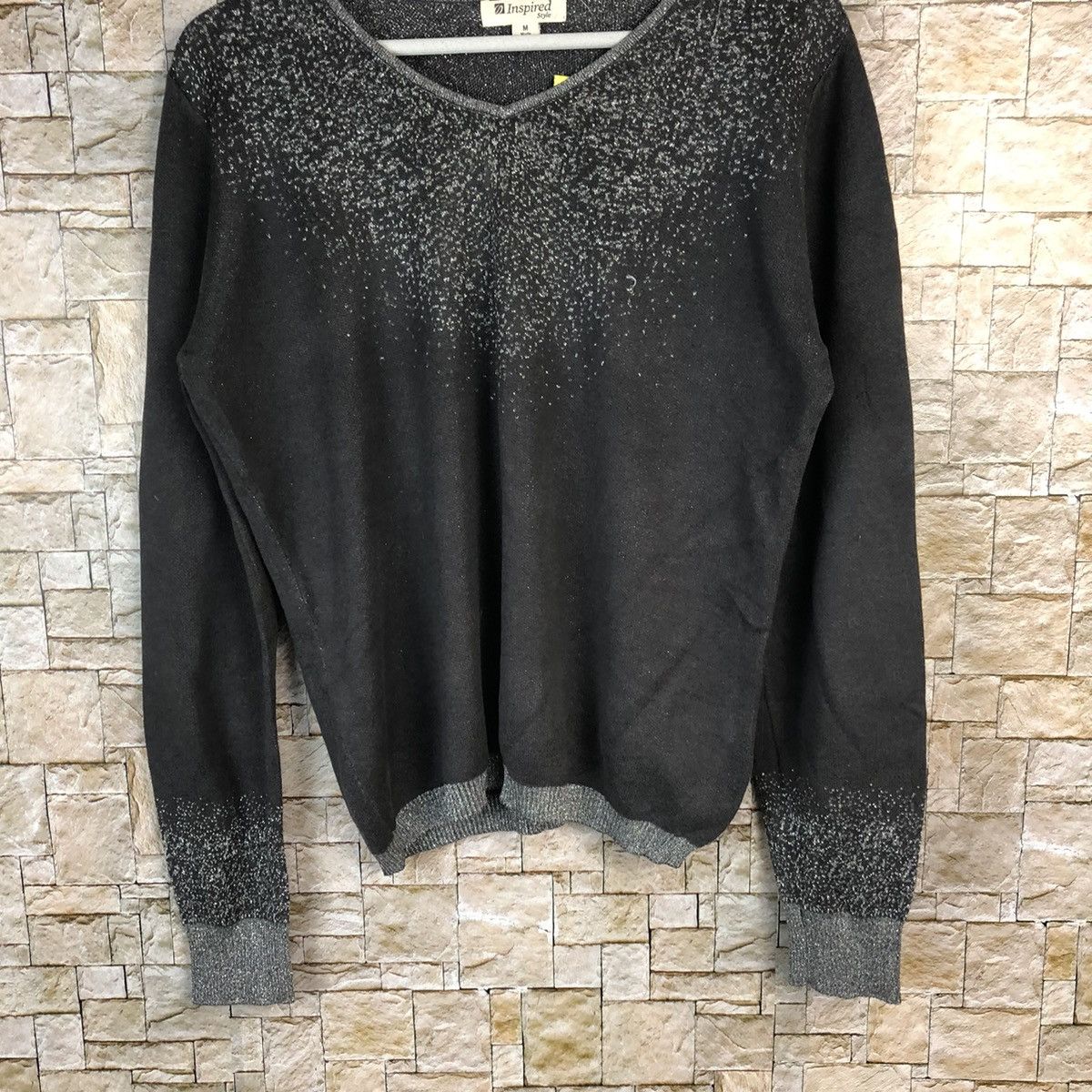 Homespun Knitwear × Japanese Brand Inspires Style Grey Knitwear #A1052 Size M / US 6-8 / IT 42-44 - 3 Thumbnail