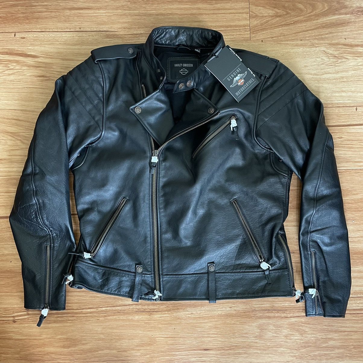 Harley Davidson Harley-Davidson® Leather Big Sur Black (Large) 98009-22VM Size US L / EU 52-54 / 3 - 1 Thumbnail