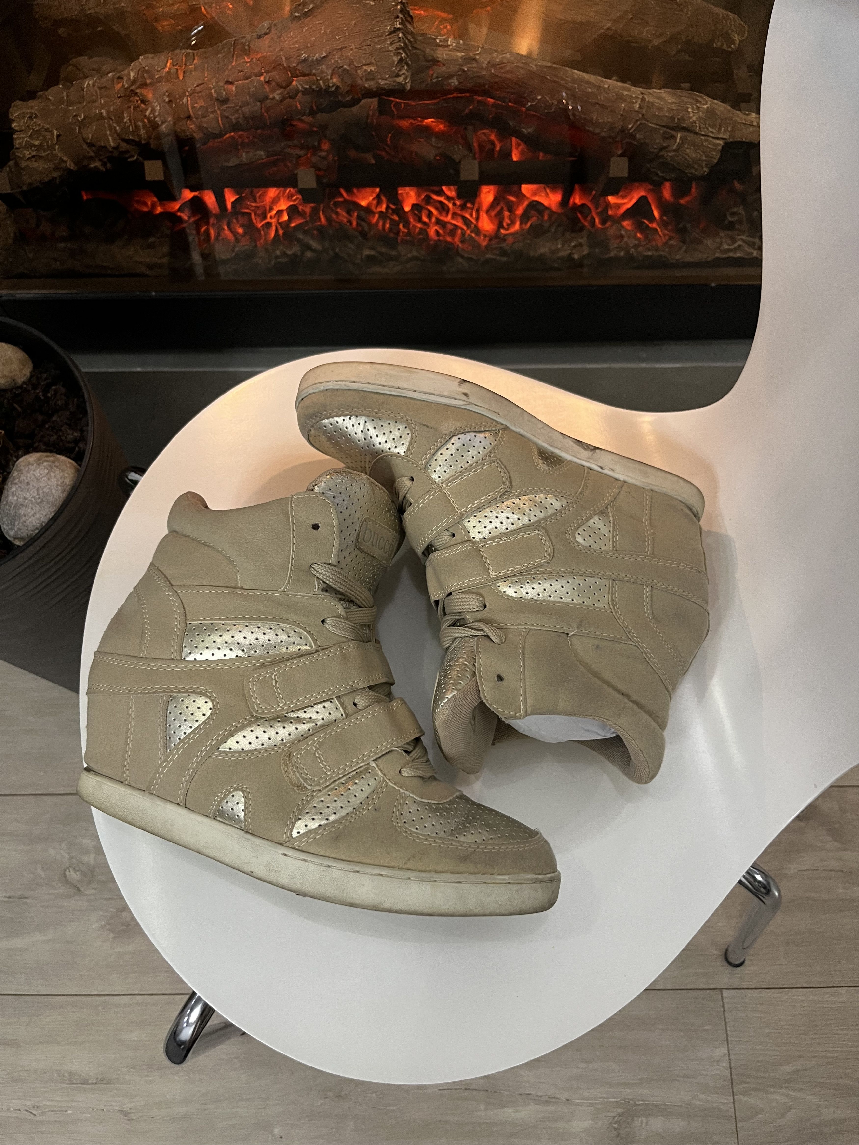 Isabel Marant 🔥00's Isabel Marant VIBE Bobby Bekett Wedge Sneakers Size US 10 / IT 40 - 4 Thumbnail