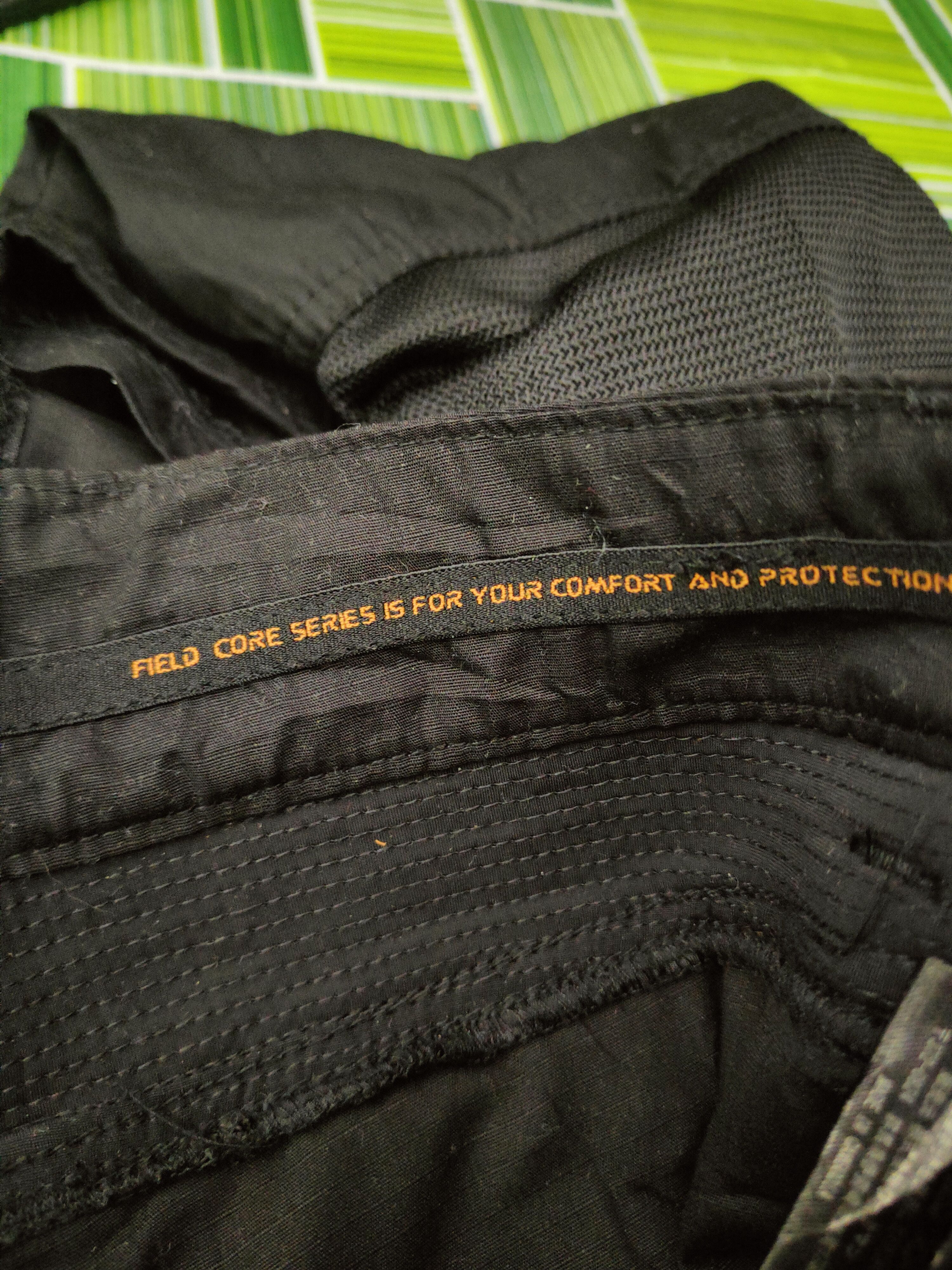 Japanese Brand DL Cordura FieldCore bikers Black cargo Sweatpants #S2893 Size US 30 / EU 46 - 14 Thumbnail