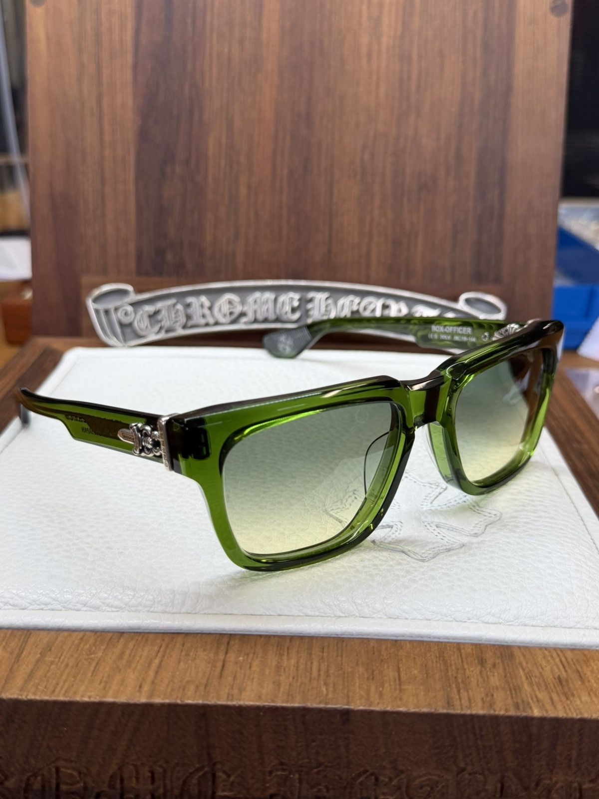 Chrome Hearts Chrome Hearts Box Officer Sunglasses Size ONE SIZE - 2 Thumbnail