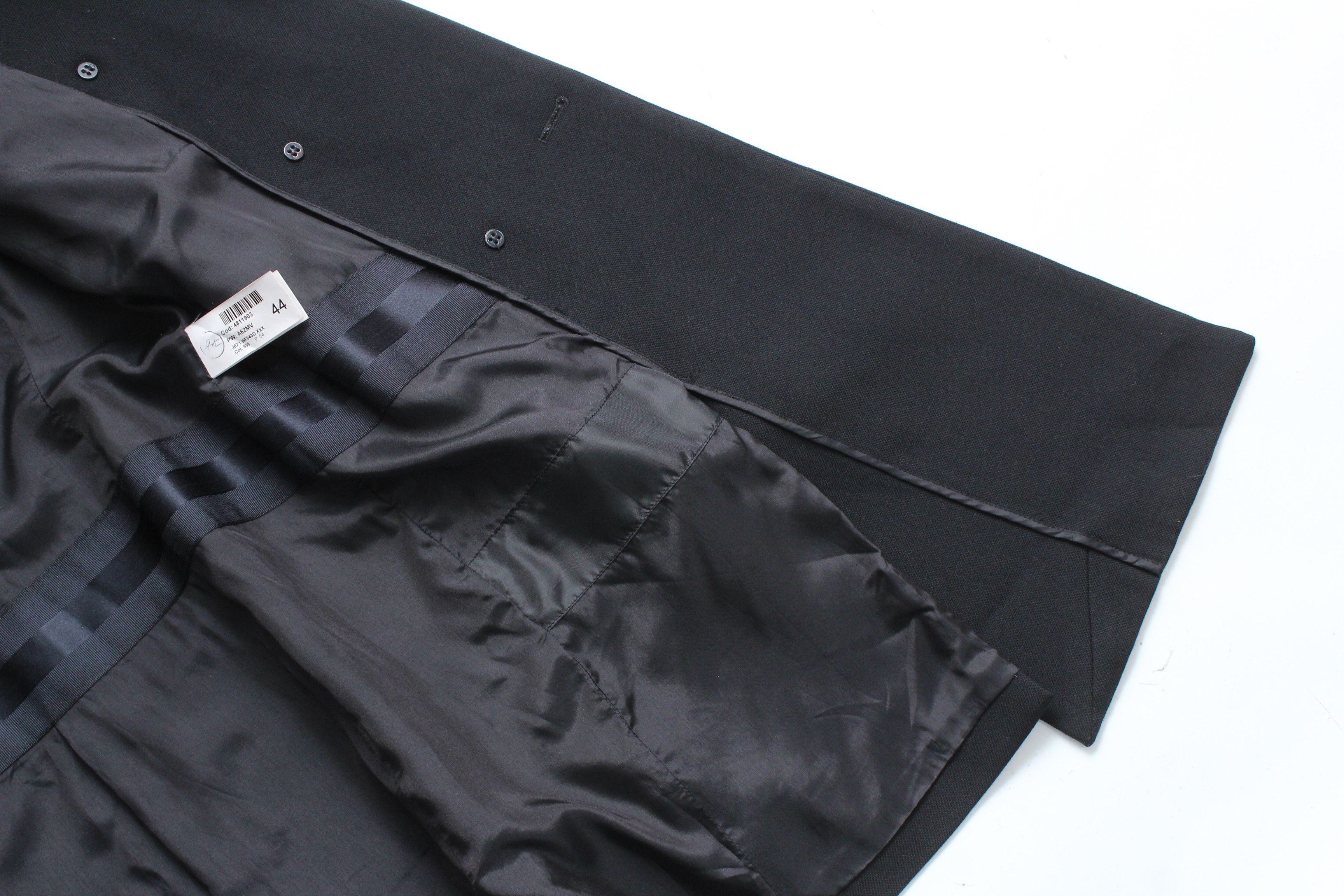 Dondup Dondup Black Wool Double-Breasted Coat Made in Italy Size M / US 6-8 / IT 42-44 - 9 Thumbnail