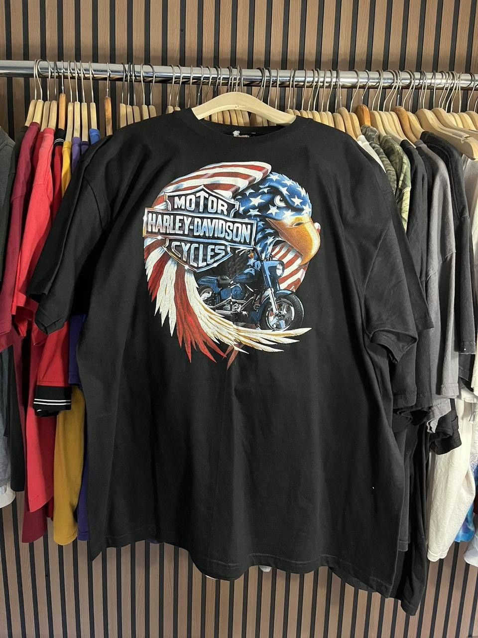 Harley Davidson Y2K Chambersburg, PA Americana Bald Eagle Harley Davidson Size US XXL / EU 58 / 5 - 1 Thumbnail