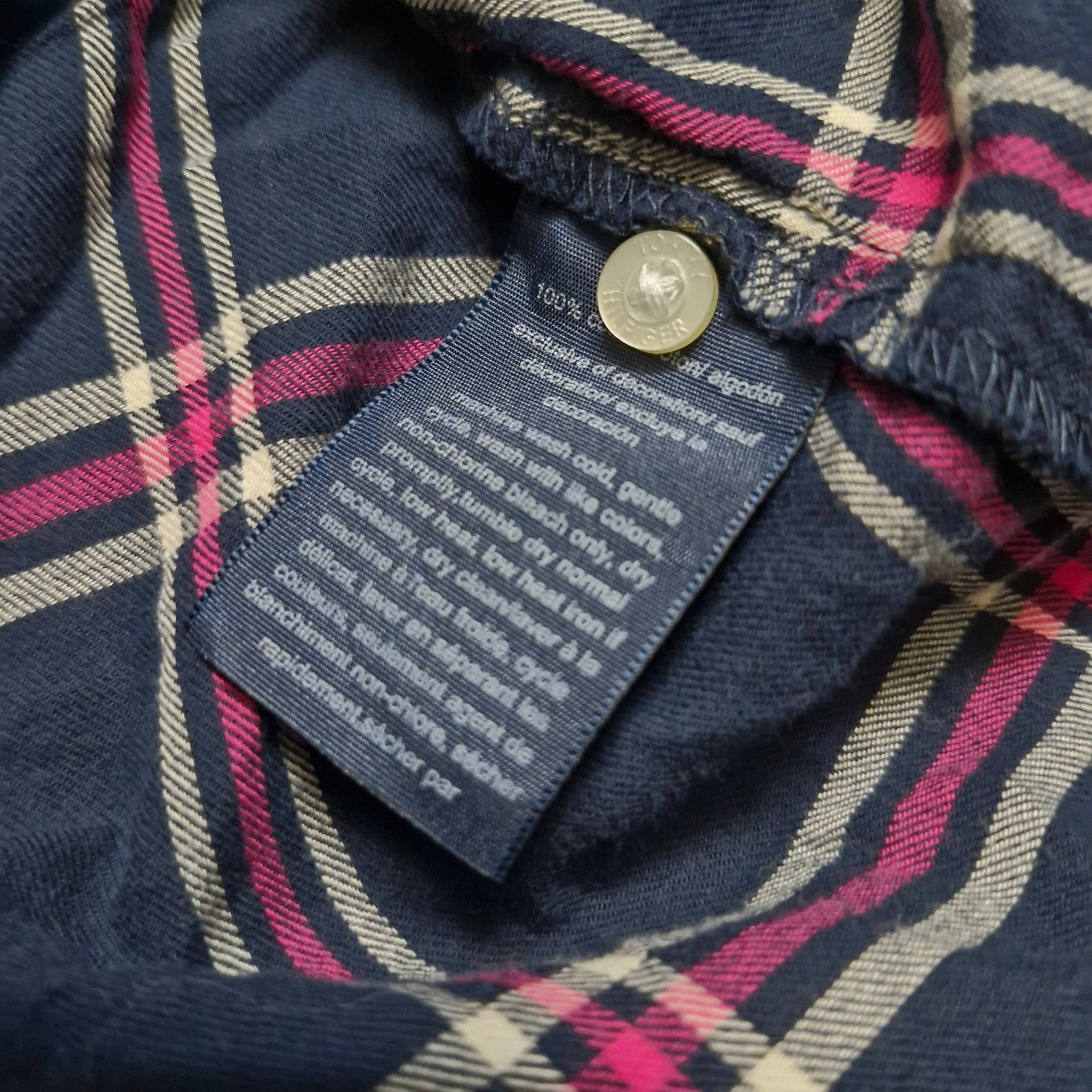 Tommy Hilfiger Tommy Hilfiger New York Fit Blue Pink Shirt Men’s Size Small Size US S / EU 44-46 / 1 - 4 Thumbnail