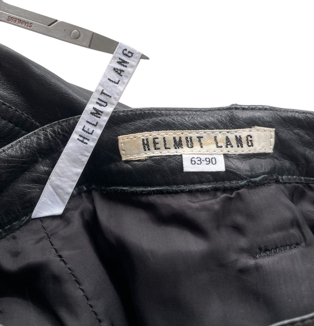 Helmut Lang Vintage Helmut Lang Highwaist Cowhide Pants Size 24" / US 00 / IT 34 - 9 Thumbnail
