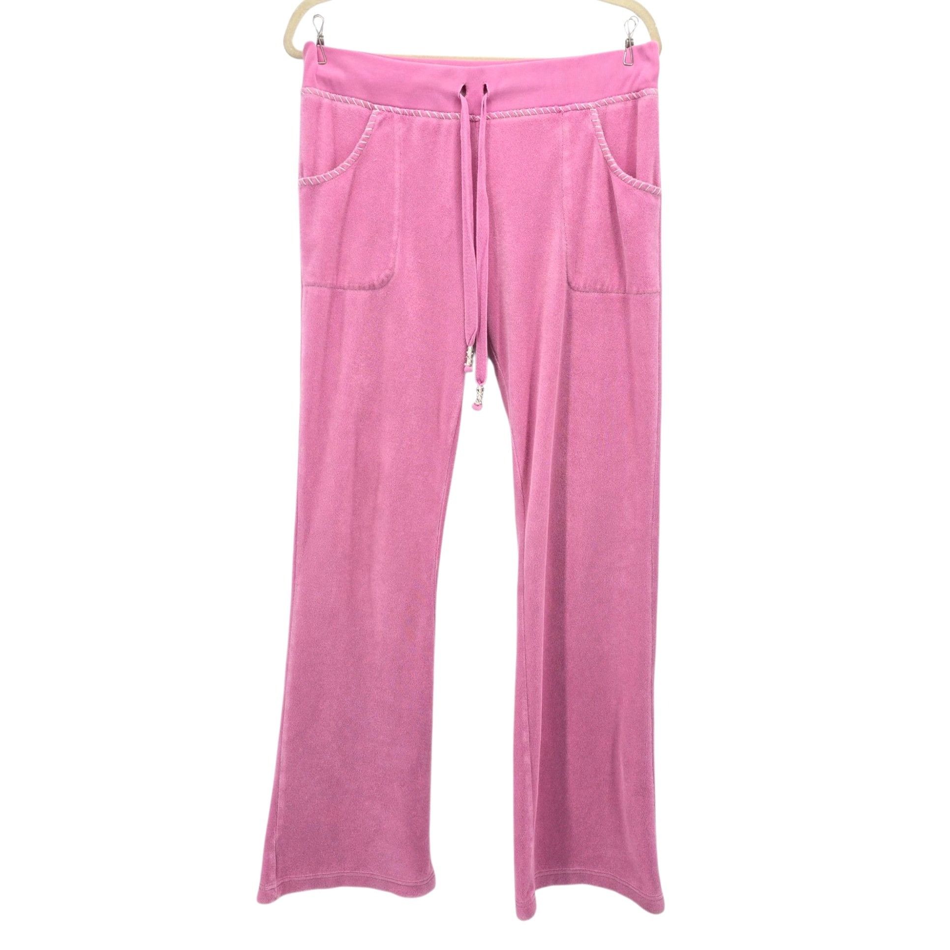 Other Vintage Twisted Heart Womens Medium Pants Terry Cloth Flared Size 30" / US 8 / IT 44 - 1 Thumbnail