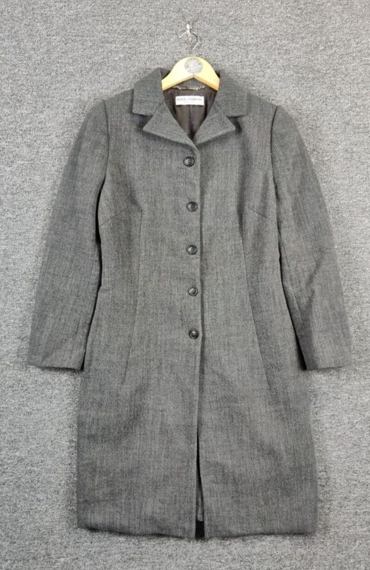 Dolce & Gabbana Vintage Dolce & Gabbana Single Breasted Wool Coat Size US M / EU 48-50 / 2 - 1 Thumbnail