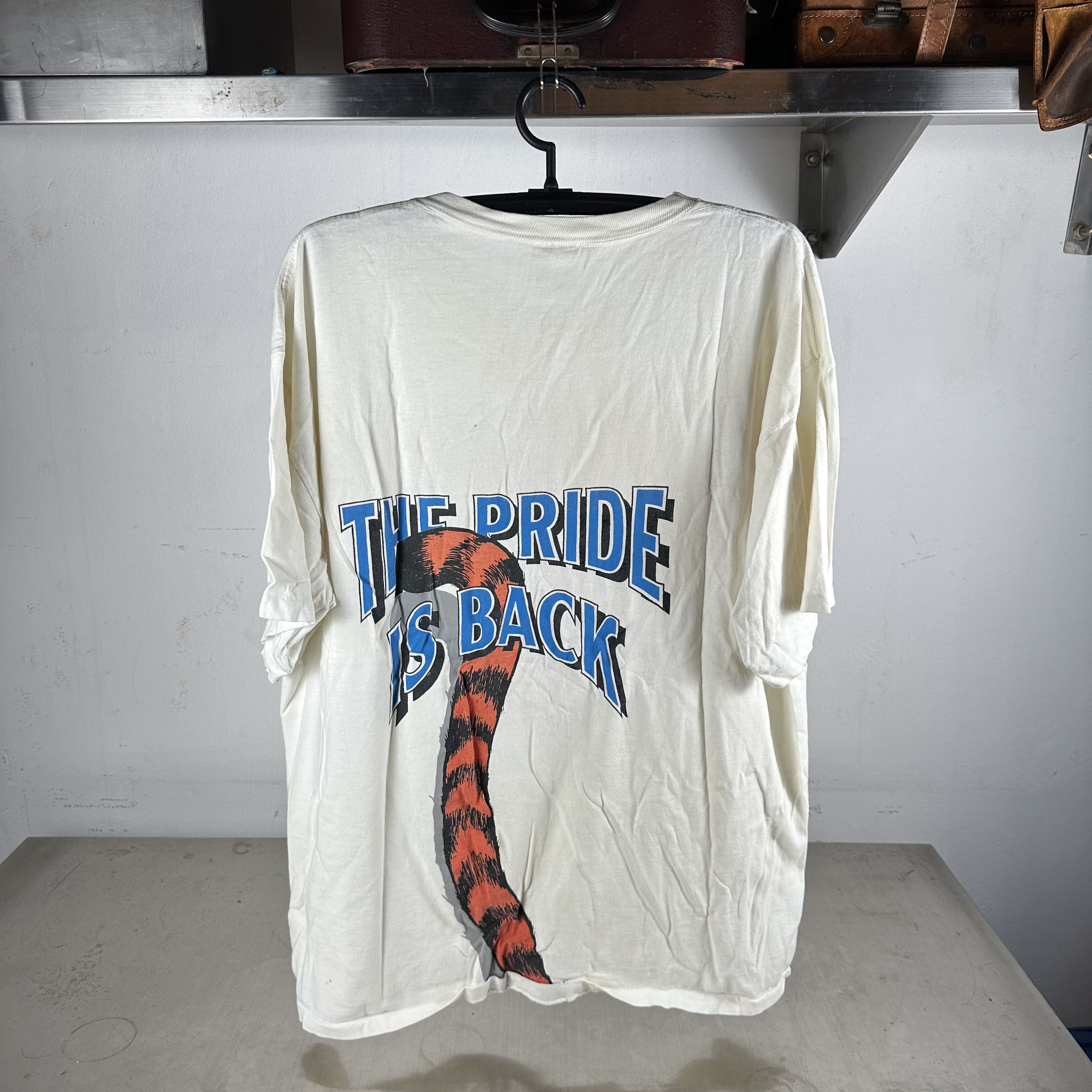 Vintage 1994 Clemson Tigers Football The Pride is Back NCAA T-shirt Size US XXL / EU 58 / 5 - 3 Thumbnail