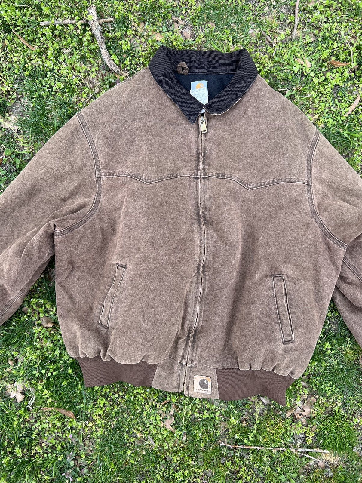 image of Carhartt Santa Fe Men's Jacket Brown - Size 3Xl