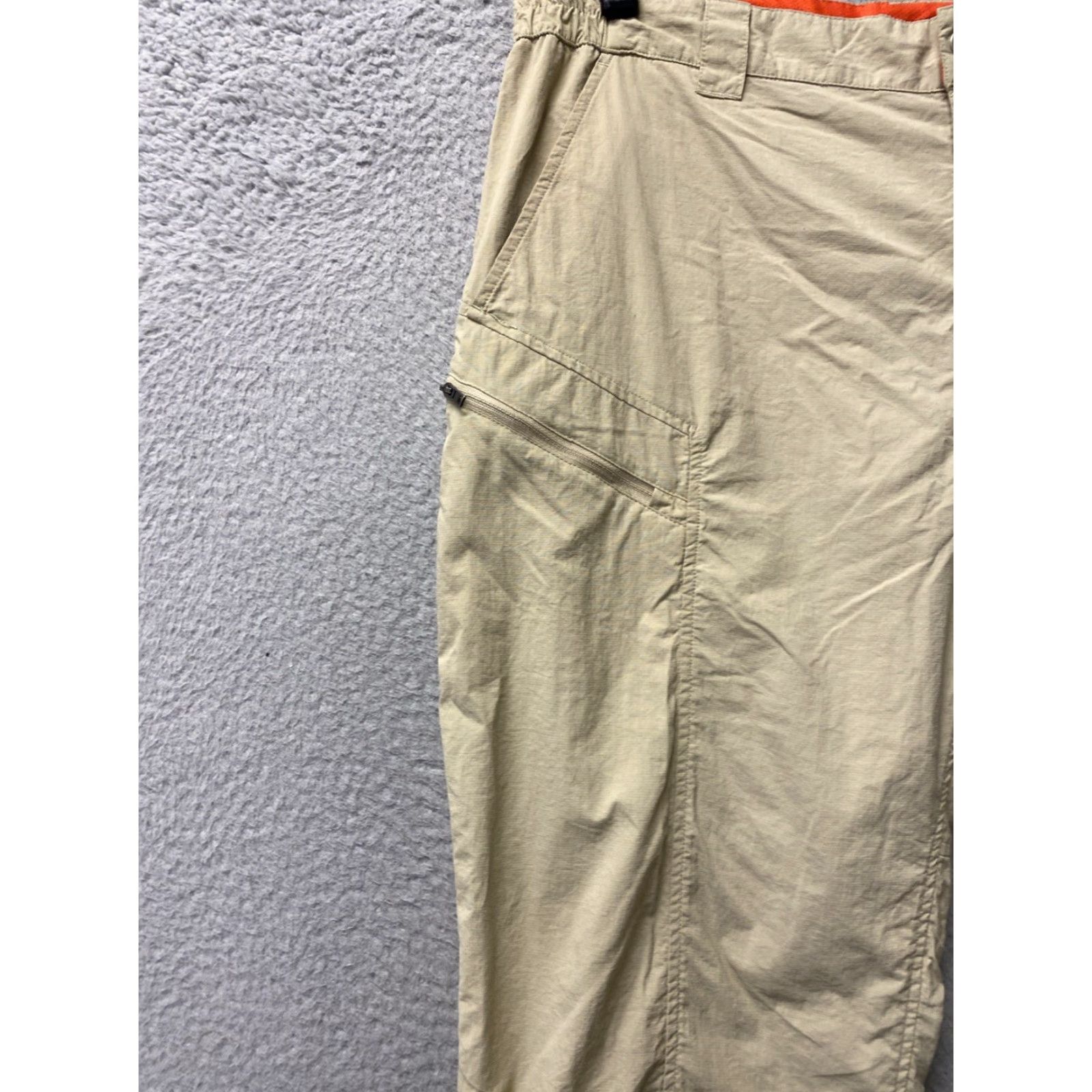 Vintage Columbia Pants Mens Size 40x32 Cargo Regular Straight Khaki Ginger Insect Repellent Nature Outdoors Size US 40 / EU 56 - 6 Thumbnail