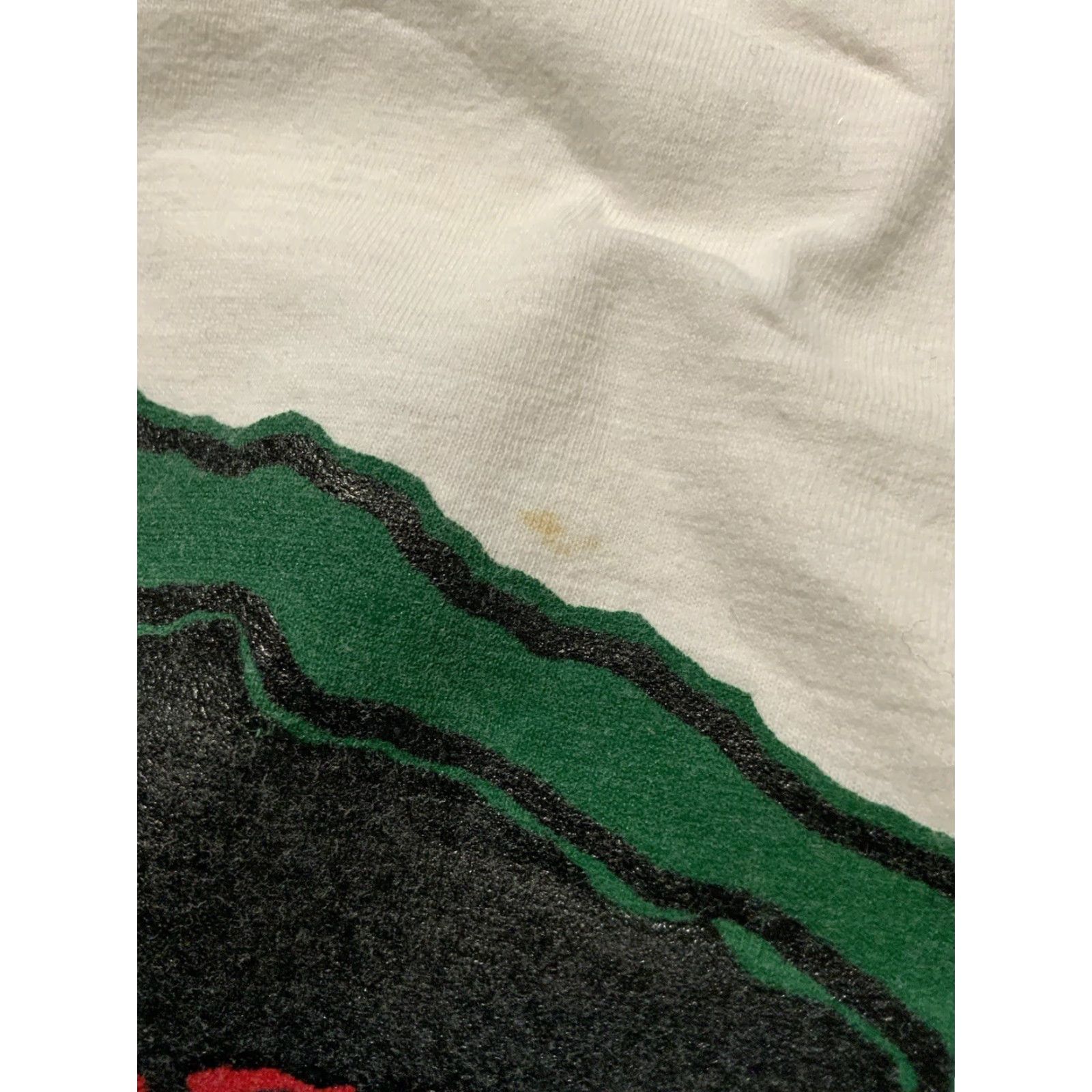 Vintage VINTAGE Mad Graphix Endangered Species Fighting For Survival Single Stitch T-Shirt XL White Short Sleeve Shirt Men Size US XL / EU 56 / 4 - 7 Thumbnail