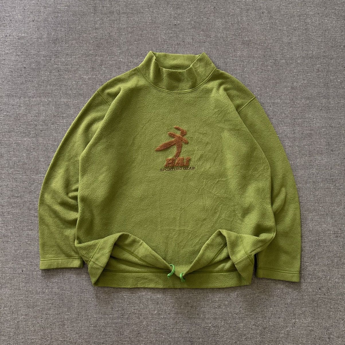 HAI SPORTING GEAR by Issey Miyake Big Logo Fleece Sweater