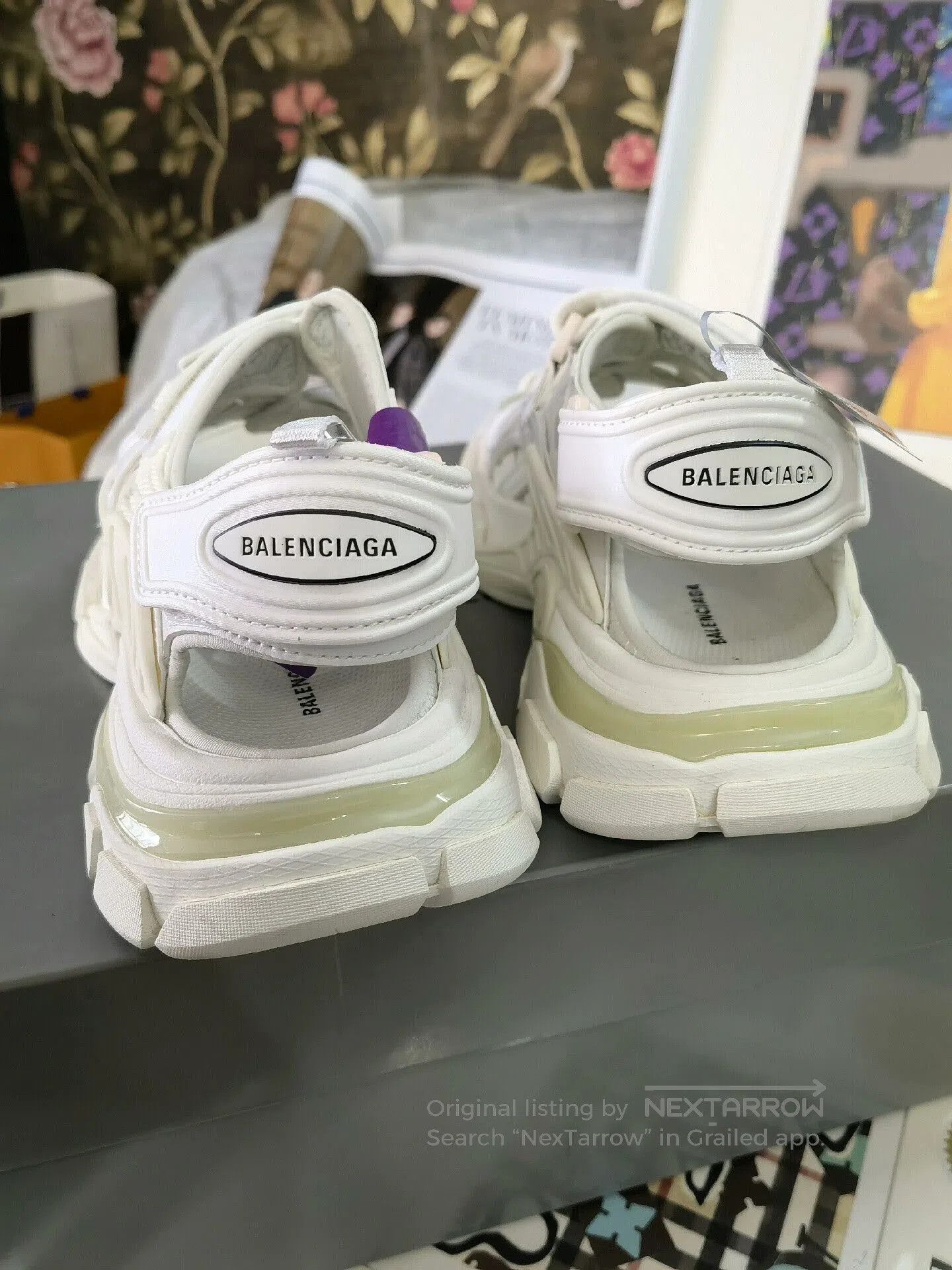 Balenciaga Balenciaga White Sandals Size 35. Size US 4 / IT 34 - 3 Thumbnail