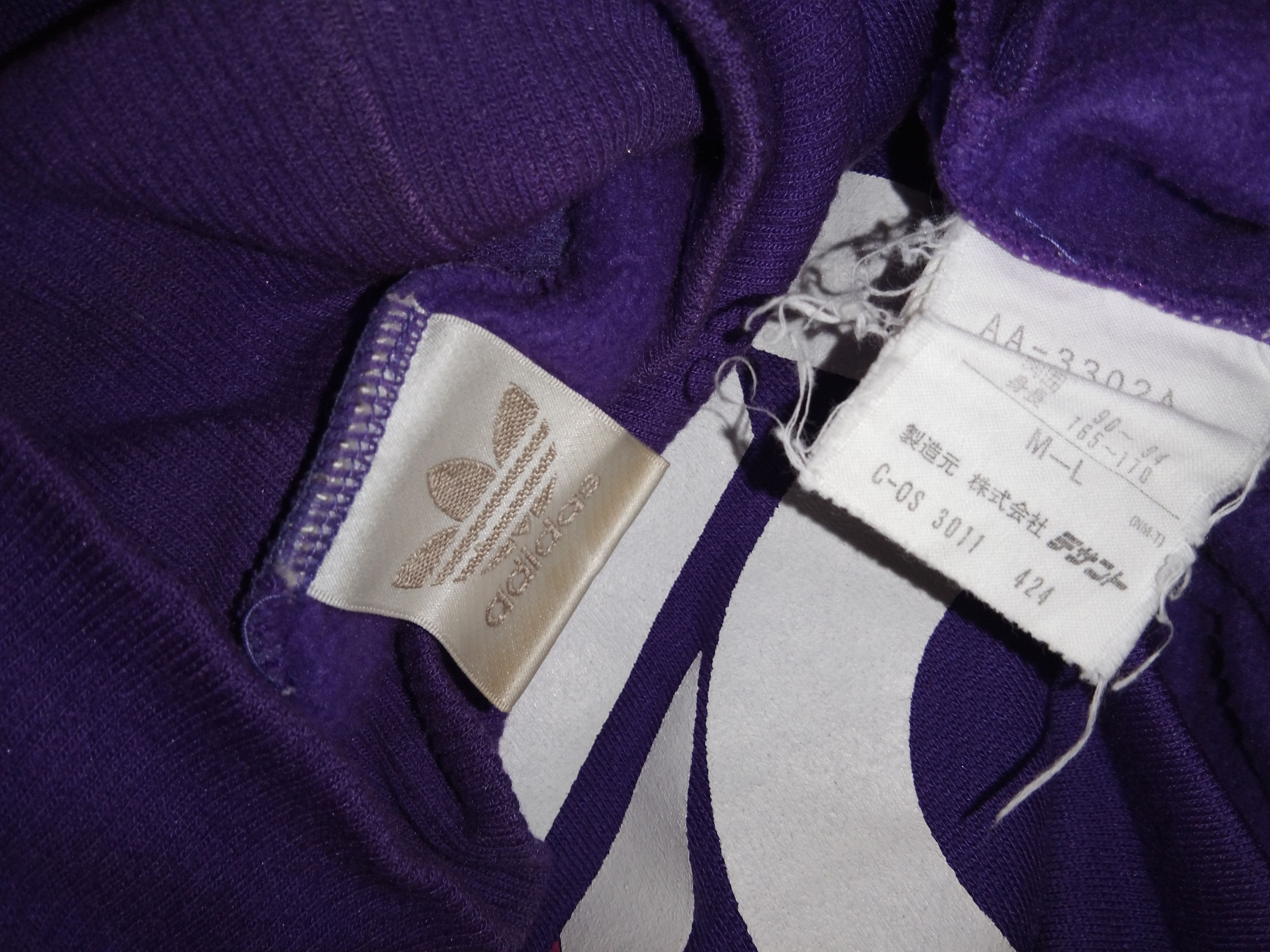 Adidas × Vintage VTG 80s 90s Adidas sweatshirt 2sided print retro Size US L / EU 52-54 / 3 - 4 Thumbnail