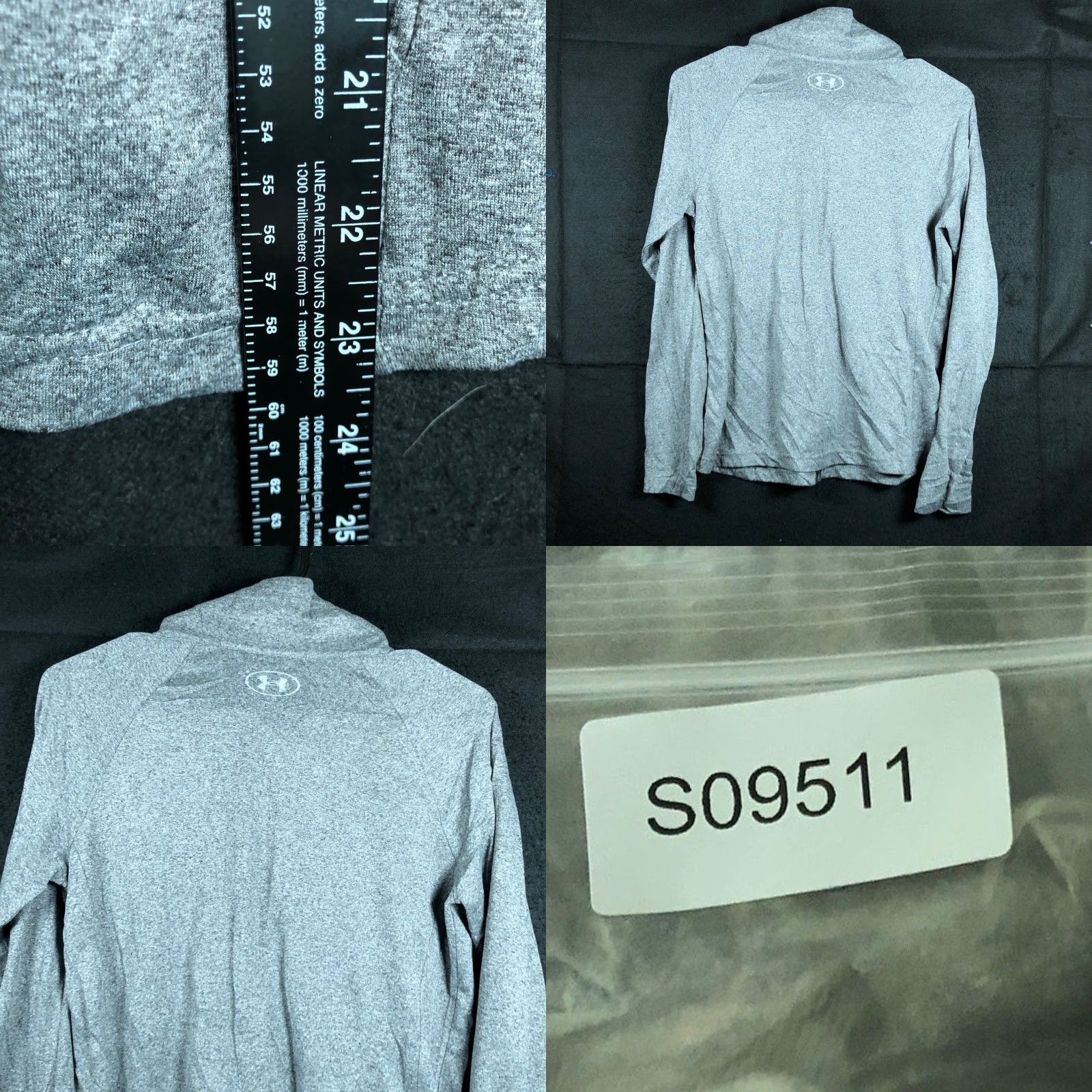 Under Armour Under Armour Womens Jacket Gray Full Zip Up High Neck Loose Fit Heat Gear Small Size S / US 4 / IT 40 - 8 Thumbnail
