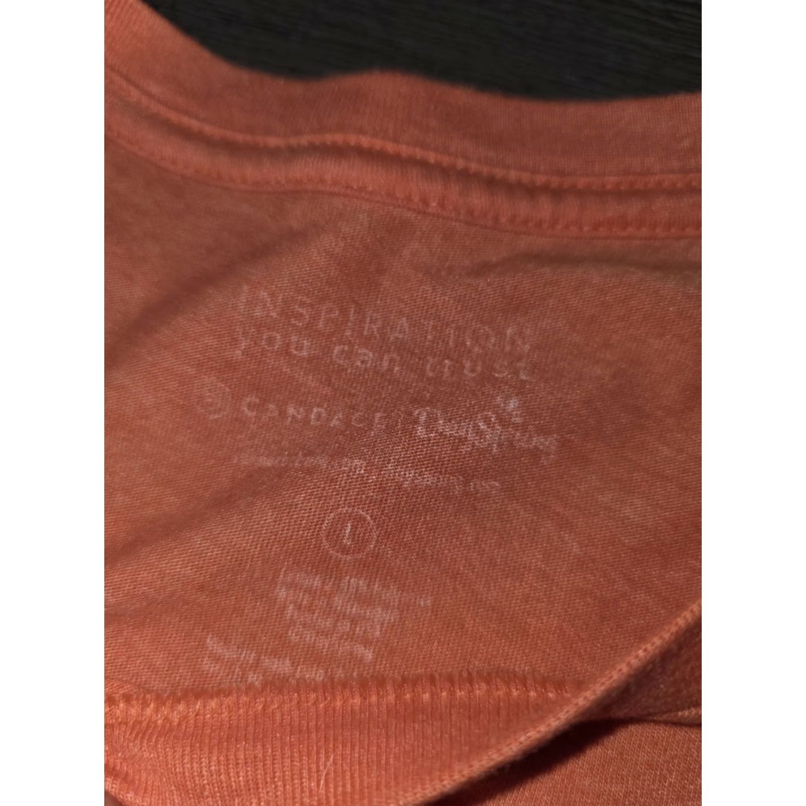 Vintage candace cameron Dayyspring T-Shirt Relaxed Regular Women L Orange Kindness Looks Good On Everyone Large Size L / US 10 / IT 46 - 6 Thumbnail