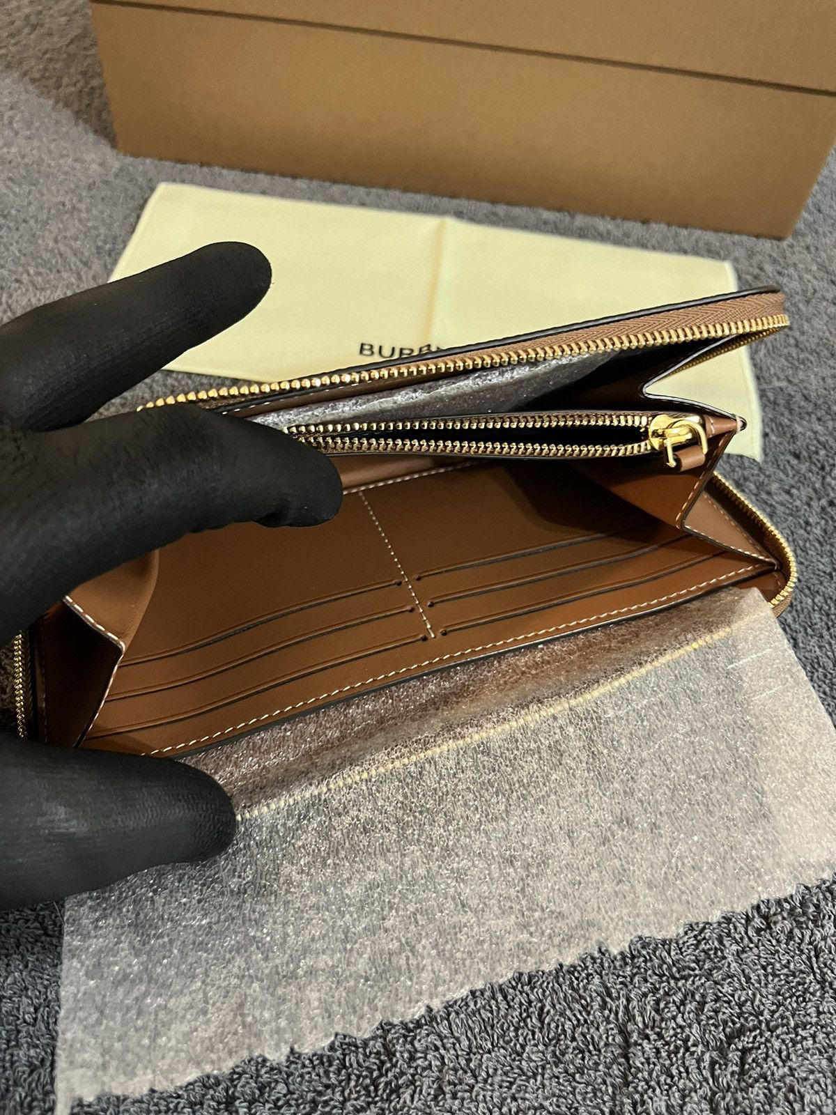 Burberry Burberry Check Zip Wallet Size ONE SIZE - 16 Thumbnail