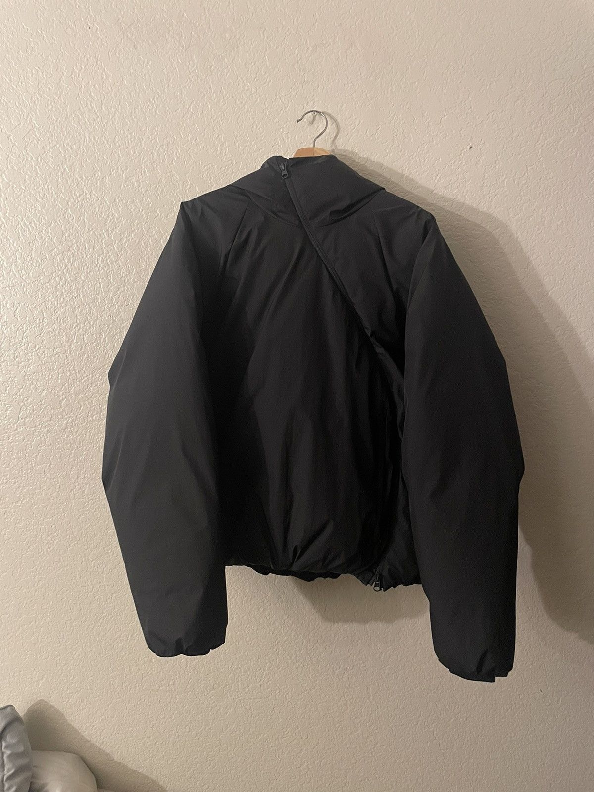 Pre-owned Post Archive Faction Paf Post Archive Faction Down Center Jacket 5.0 In Black