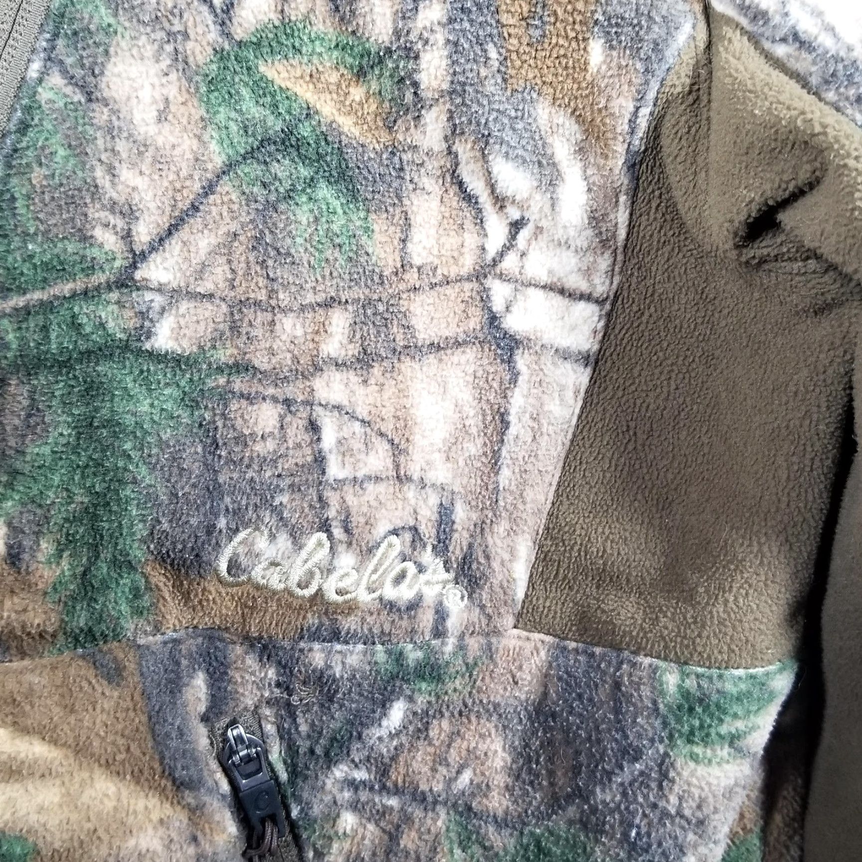 Vintage Cabela's Jacket Mens Medium Camouflage Hooded Fleece Full Zip Hunting Pockets Size US M / EU 48-50 / 2 - 3 Thumbnail