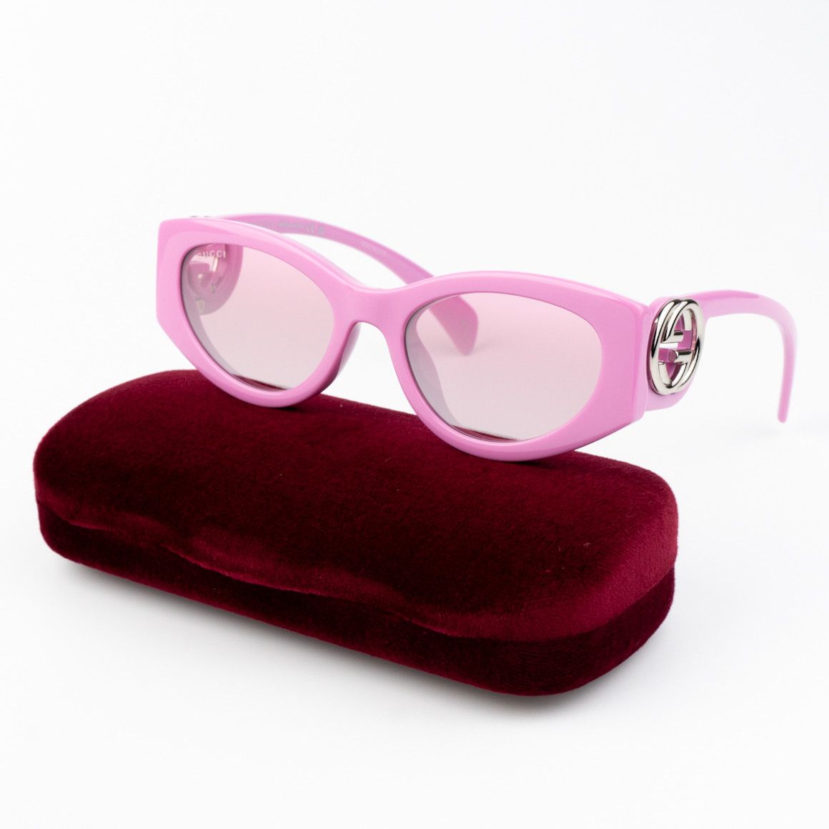 Gucci NEW Gucci GG1691S 003 Women Oval Sunglasses GG 1691S Size ONE SIZE - 1 Thumbnail