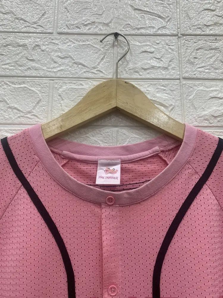 Cartoon Network 💗RARE💗 Pink Panther pull over mesh baseball jersey Size L / US 10 / IT 46 - 8 Thumbnail