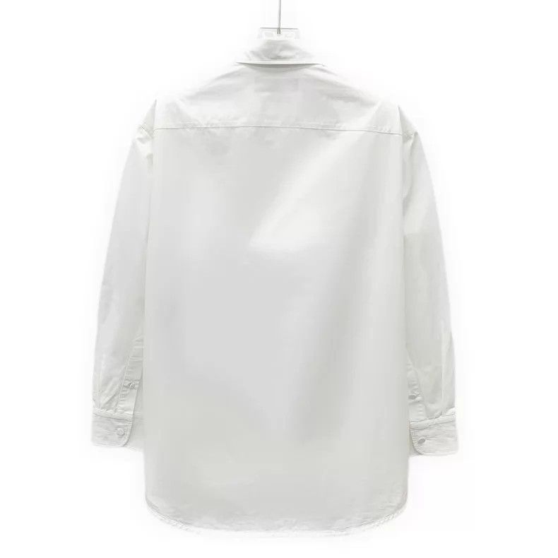 Gucci Gucci White logo embossed cotton lapel single-breasted lon Size XS / US 0-2 / IT 36-38 - 2 Thumbnail