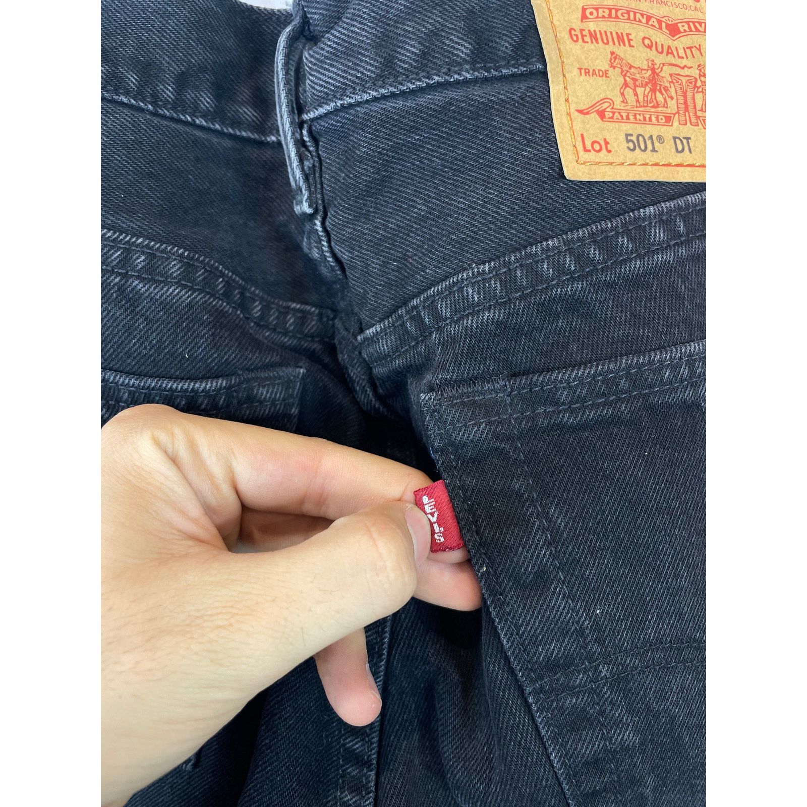 DENIM TEARS Denim Tears Offset Jeans Black Used 33 Size US 33 - 5 Thumbnail