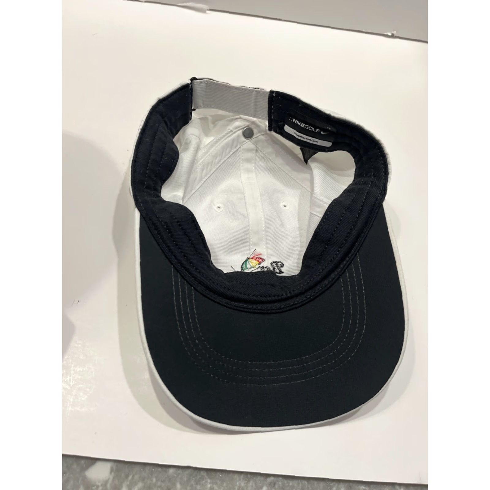 Nike Nike Bay Hill Hat Baseball Cap White Adjustable One Size Adult Men Cap Seasonal Casual Classic Solid"} Size ONE SIZE - 5 Thumbnail