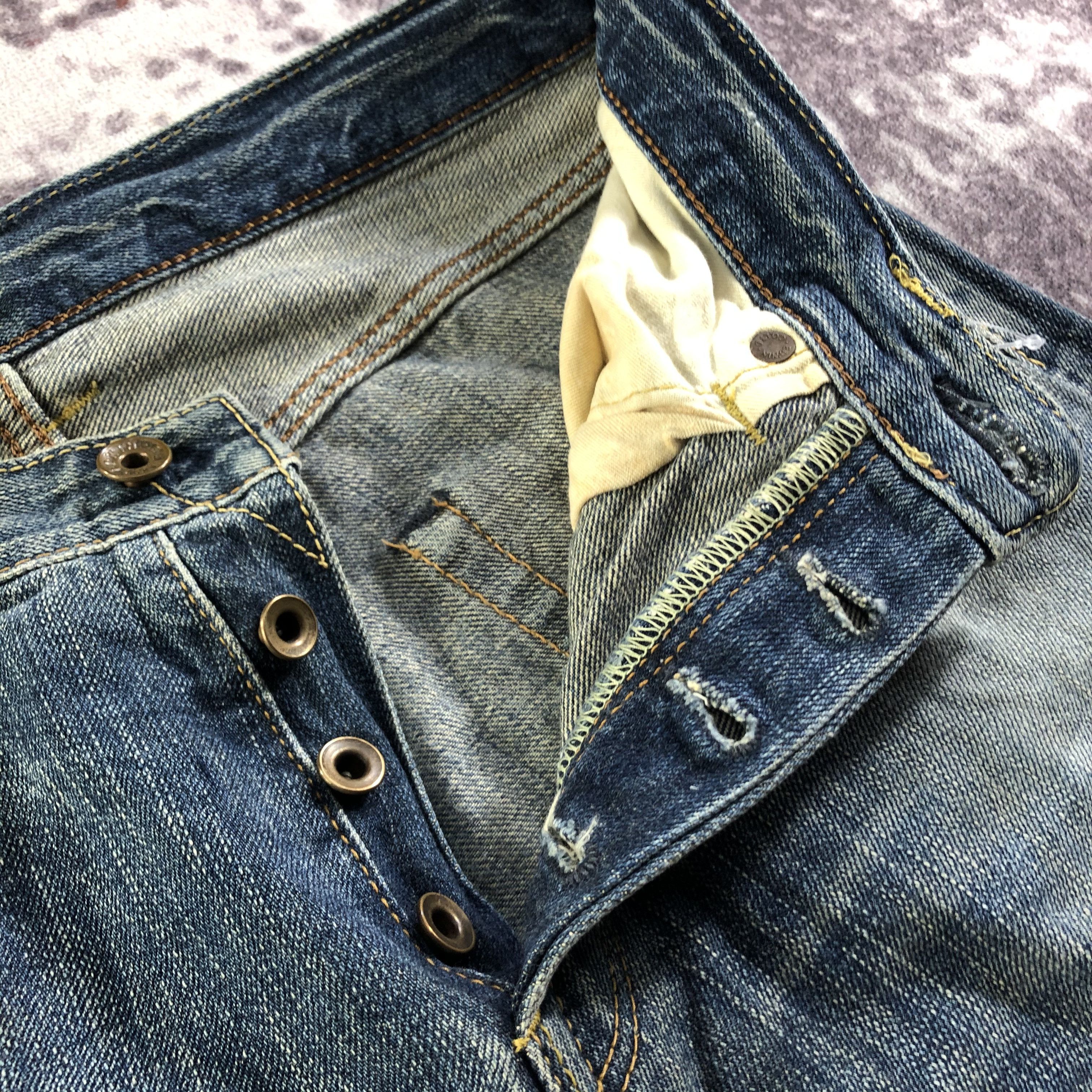 Edwin Vintage Blue Wash Edwin 505 Selvedge Jeans-JM3578 Size US 32 / EU 48 - 7 Thumbnail