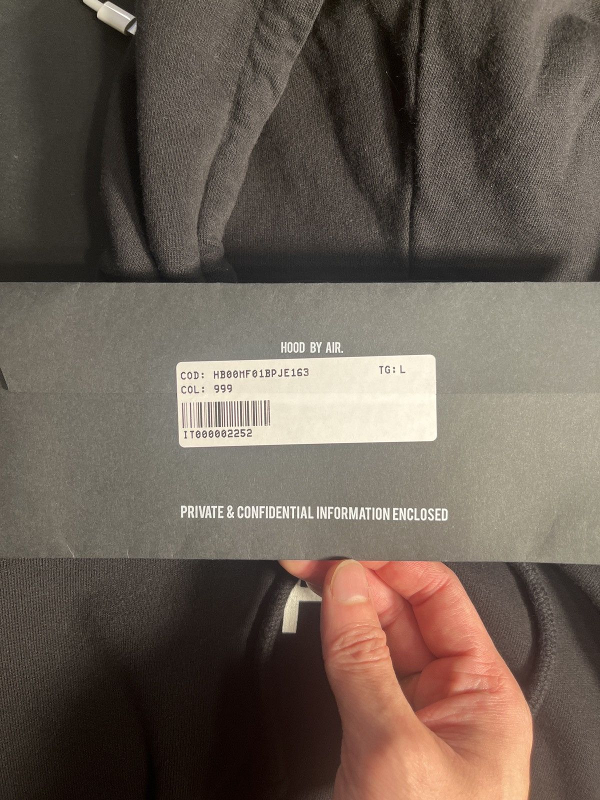 Hood By Air HBA Hood by air black camera hoodie | Grailed