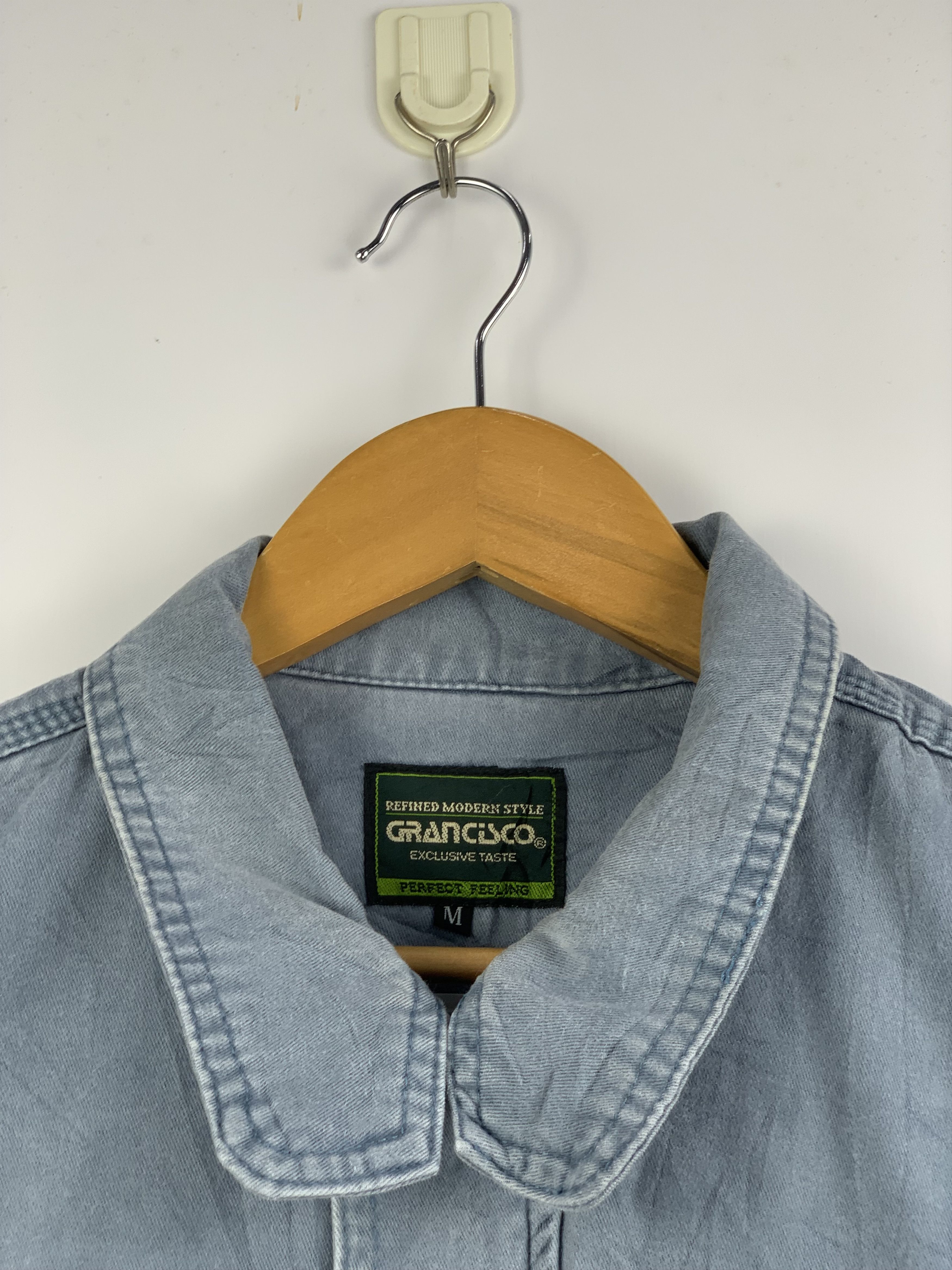 Japanese Brand Vintage Japanese Brand Worker Denim Jacket J1607 Size US M / EU 48-50 / 2 - 8 Thumbnail