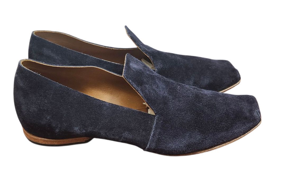 Other Cliff Dweller Suede Flats Navy Blue Minimalist Handmade 39 Size US 9 / IT 39 - 4 Thumbnail