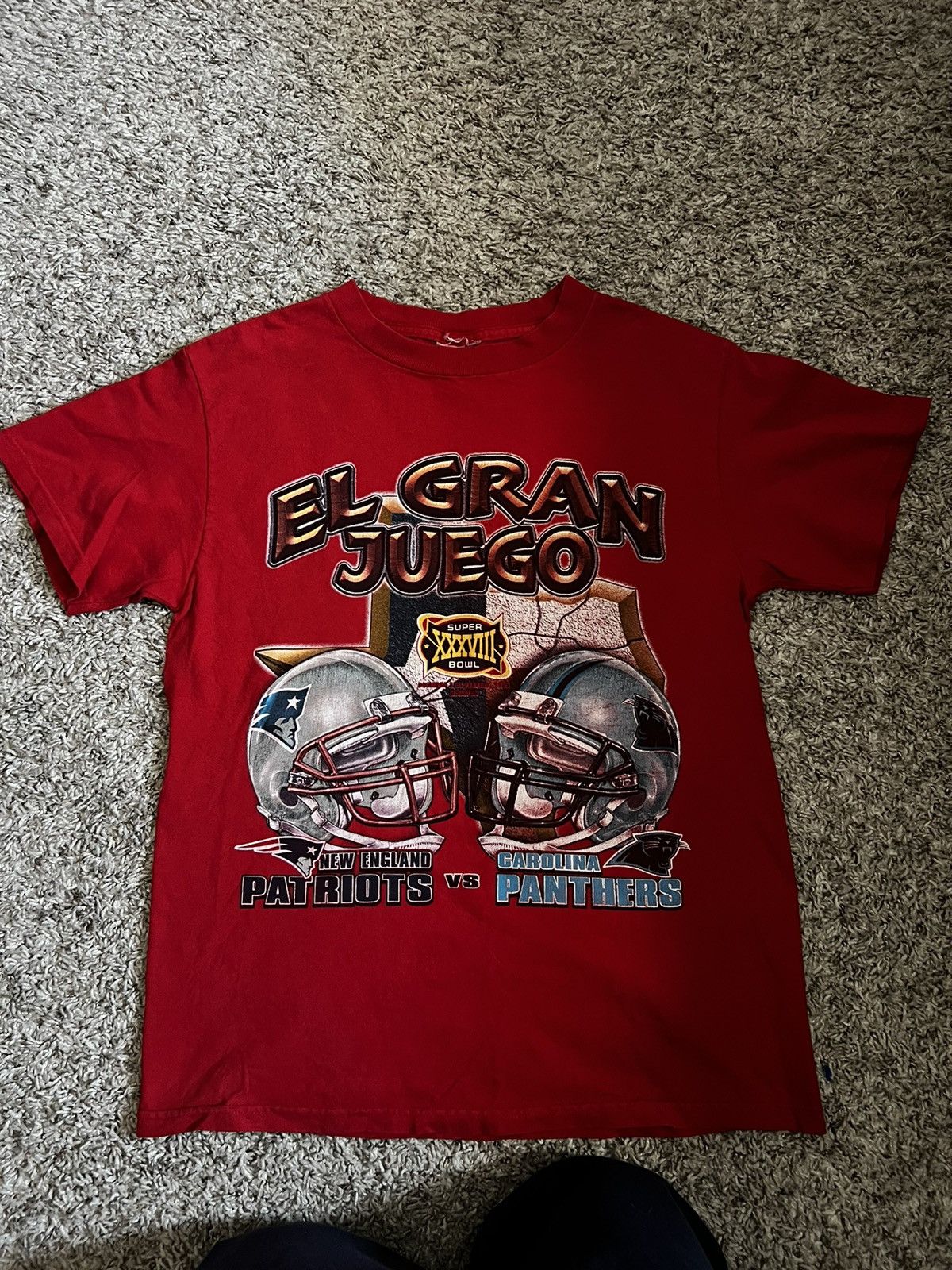 Vintage Super bowl 38 Graphic vintage tee Size US S / EU 44-46 / 1 - 1 Thumbnail