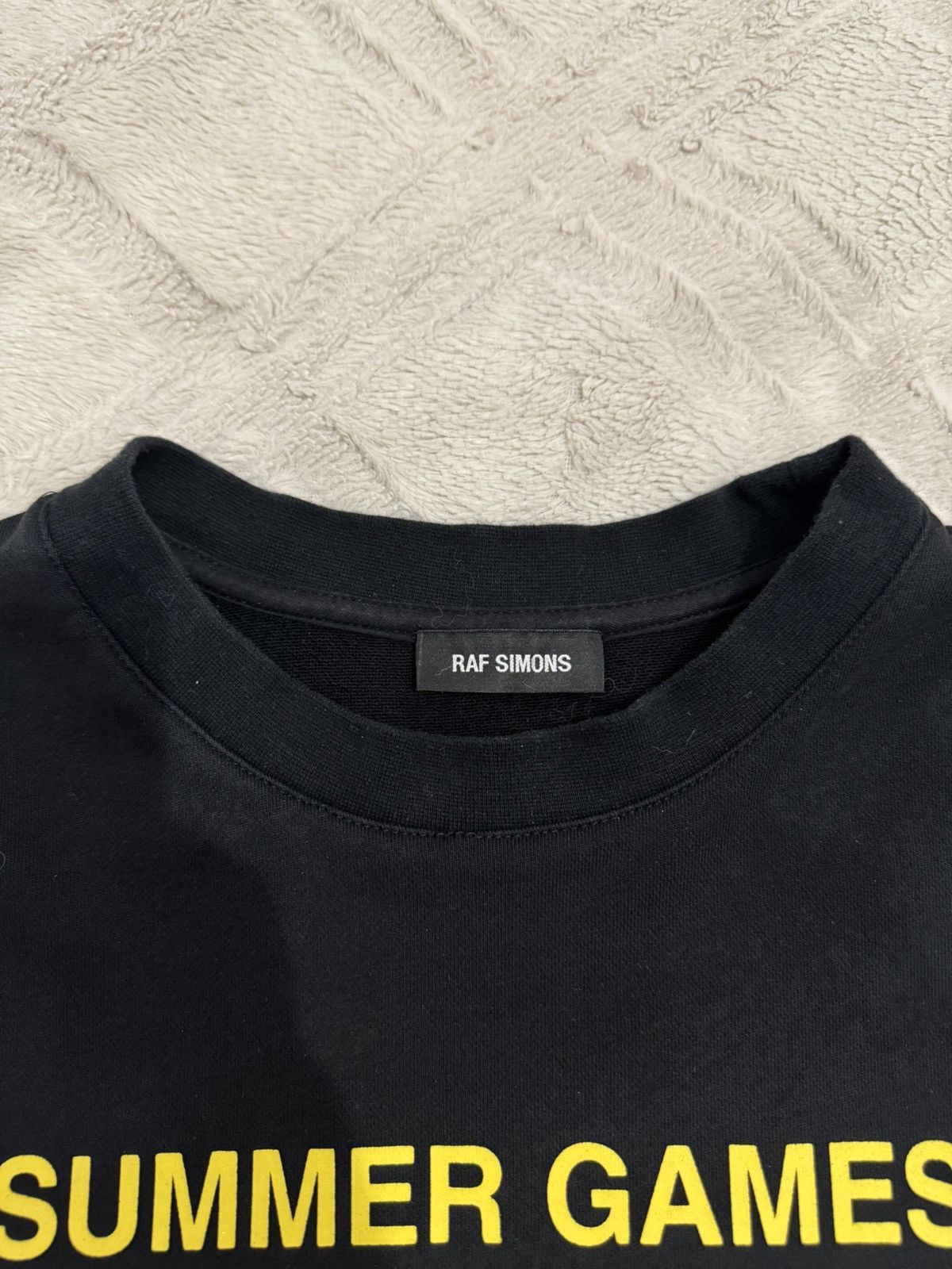 Raf Simons Raf Simons Summer Games Crew Sweat Black Size US S / EU 44-46 / 1 - 4 Thumbnail