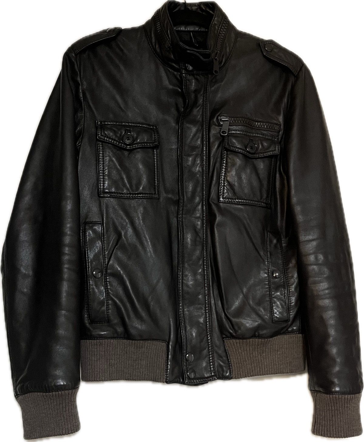 Dior Dior Homme AW05 Leather Jacket Size US S / EU 44-46 / 1 - 1 Thumbnail