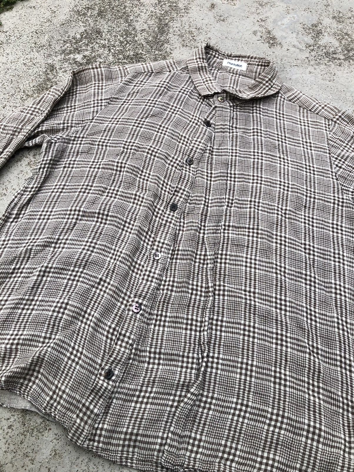 ISSEY MIYAKE PLANTATION BUTTON UP