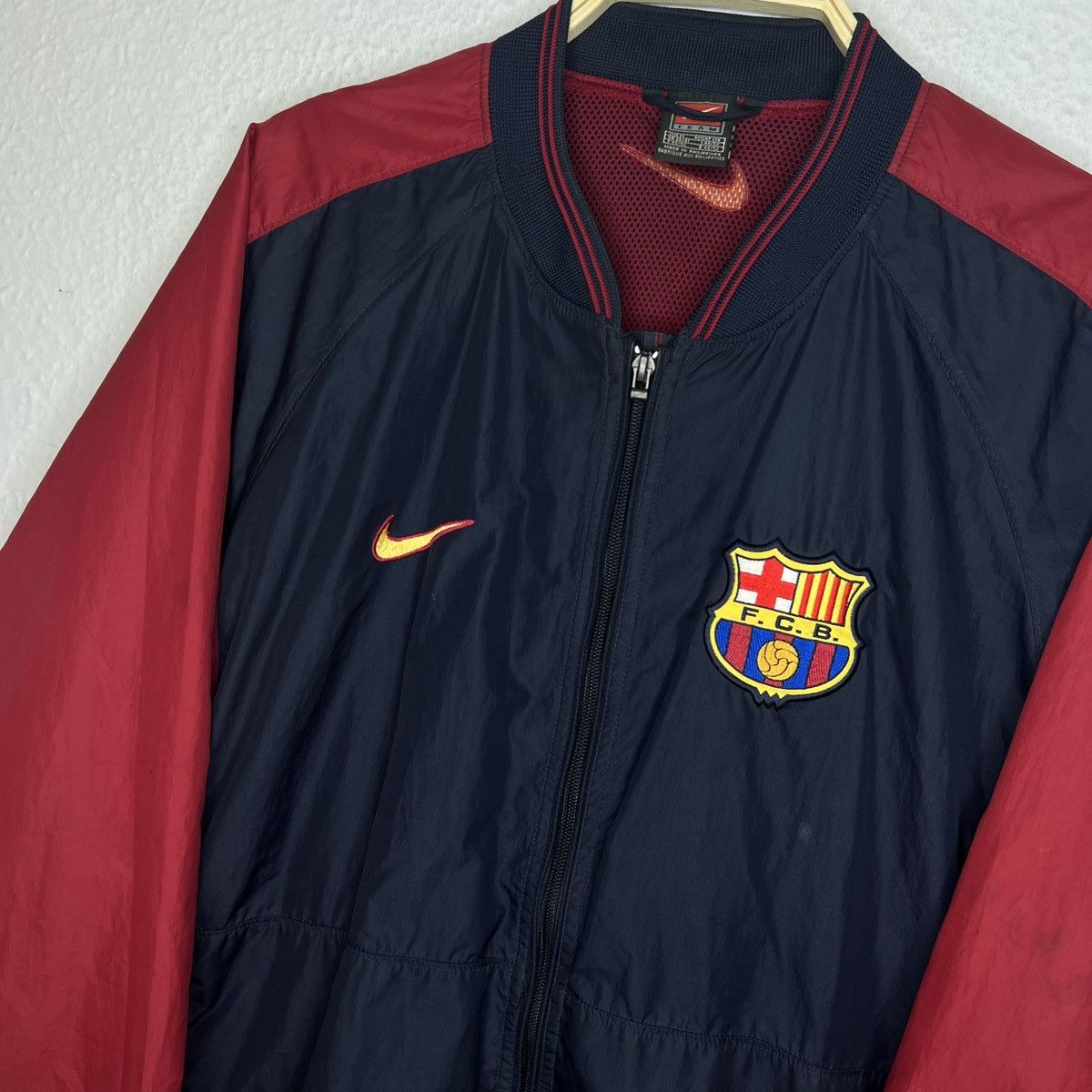 Nike × Vintage Vintage Nike Barcelona Jacket Track Suit 00s Y2K 90s Size US M / EU 48-50 / 2 - 3 Thumbnail