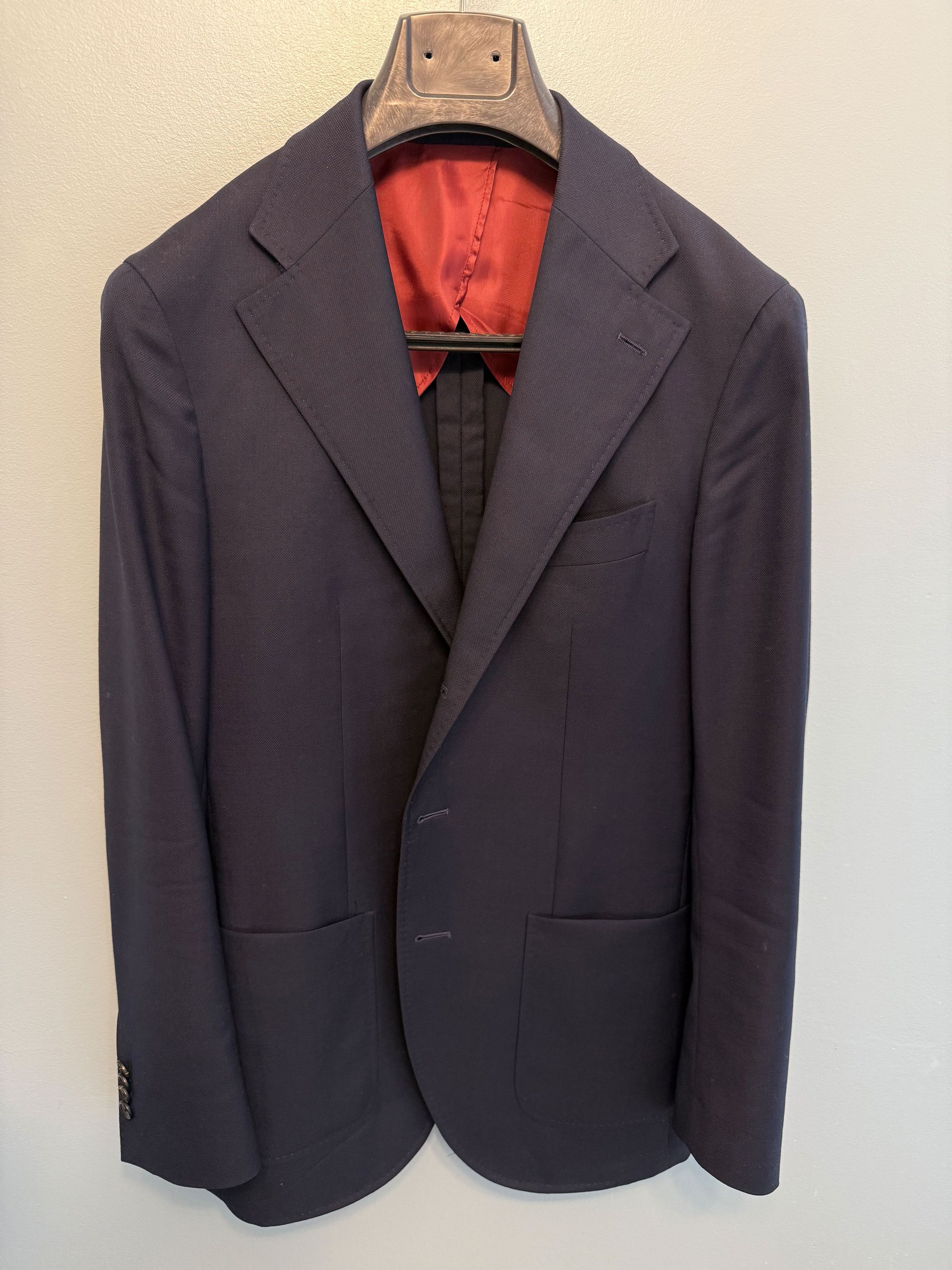 Spier & Mackay Spier and Mackay Navy Hopsack Neapolitan Sport Coat Size 36R - 1 Thumbnail