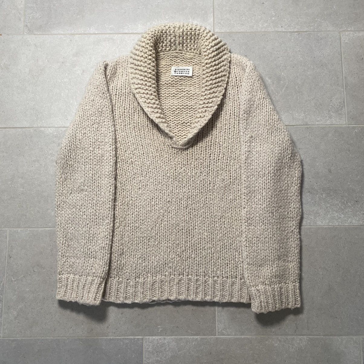 Maison Margiela OG AW2001 Martin Margiela Chunky Shawl Knit Sweater Size US L / EU 52-54 / 3 - 1 Thumbnail