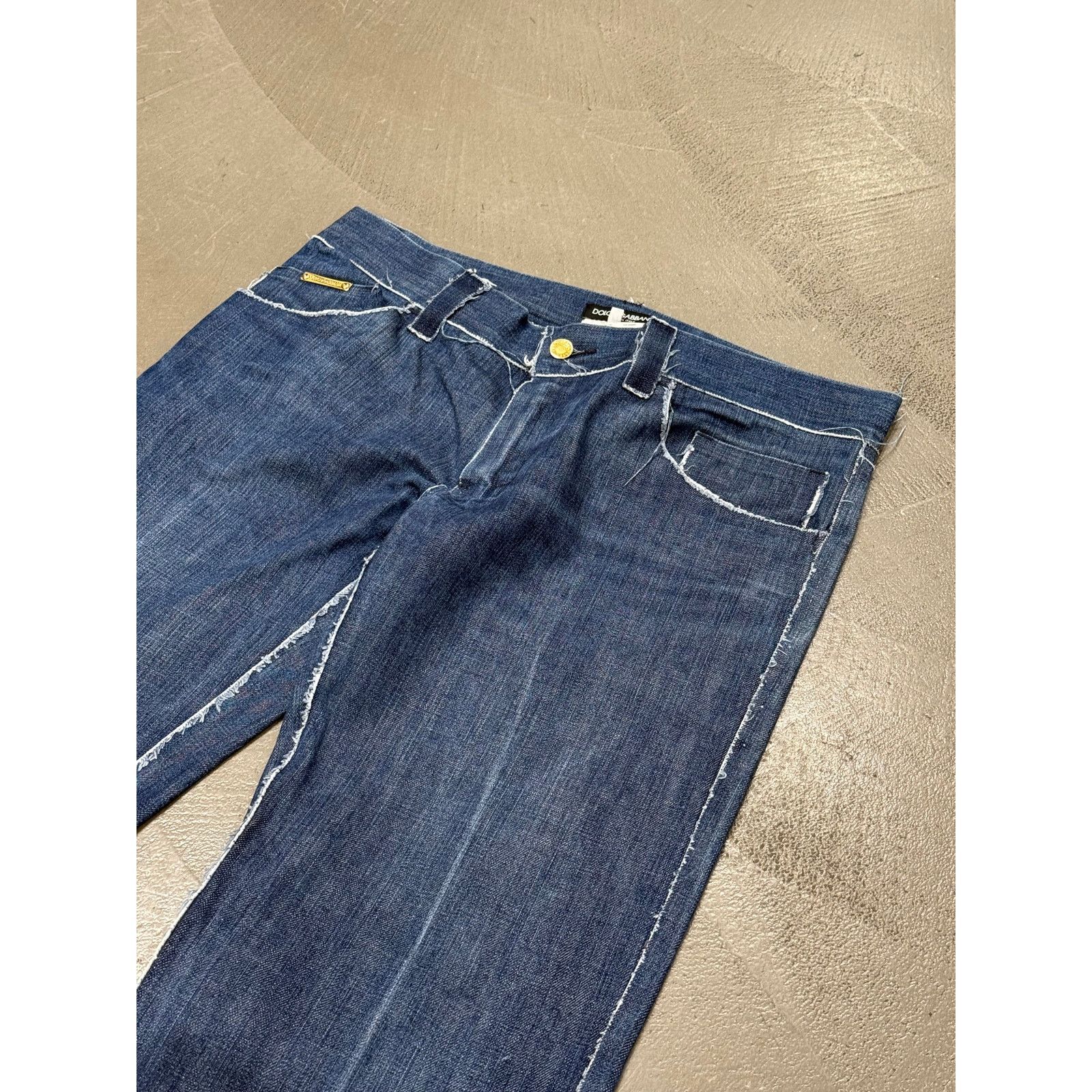 Dolce & Gabbana 2000s Dolce & Gabbana distressed jeans Size US 34 / EU 50 - 3 Thumbnail