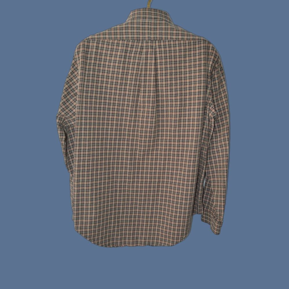 Polo Ralph Lauren VTG Polo Ralph Lauren Jean Co Shirt Mens L/S Brown Plaid Cotton M Size Size US M / EU 48-50 / 2 - 1 Thumbnail