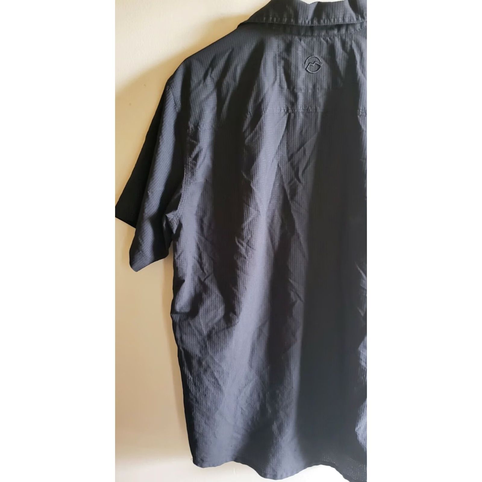 Vintage Magellan Outdoors Mens Loose Fit Short Sleeve Patch Pocket Fishing Dress Shirt M Size 40R - 7 Thumbnail